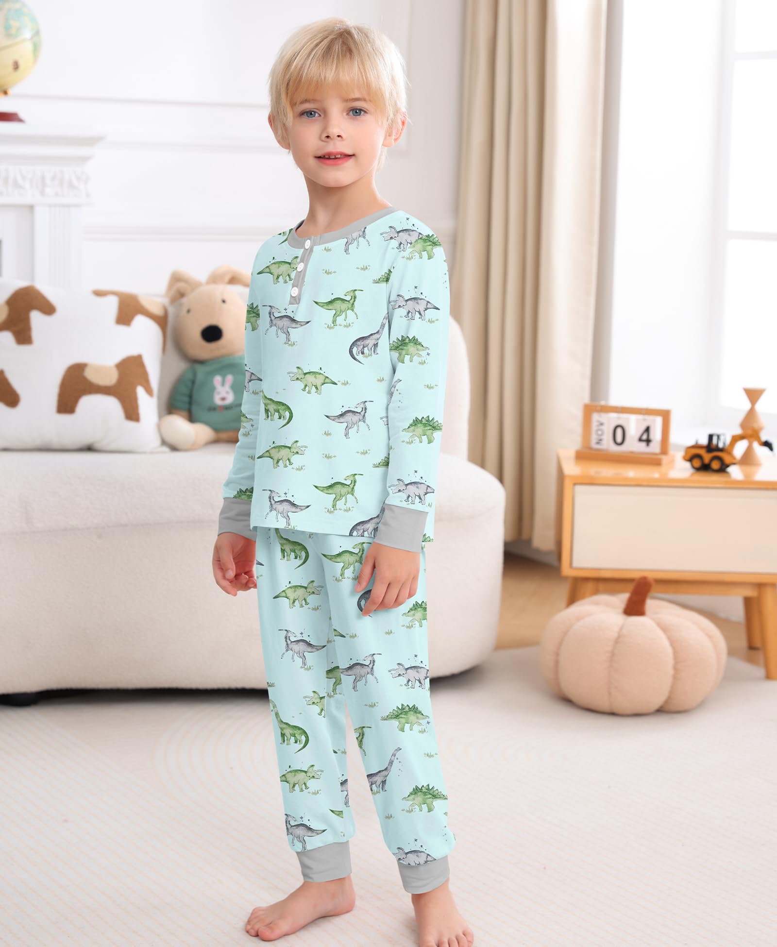 SWOMOG Girls Pajama Set Short Sleeve Tops & Ruffled Shorts with Pocket 2 Piece Summer Pajamas for Kids Size 6-15