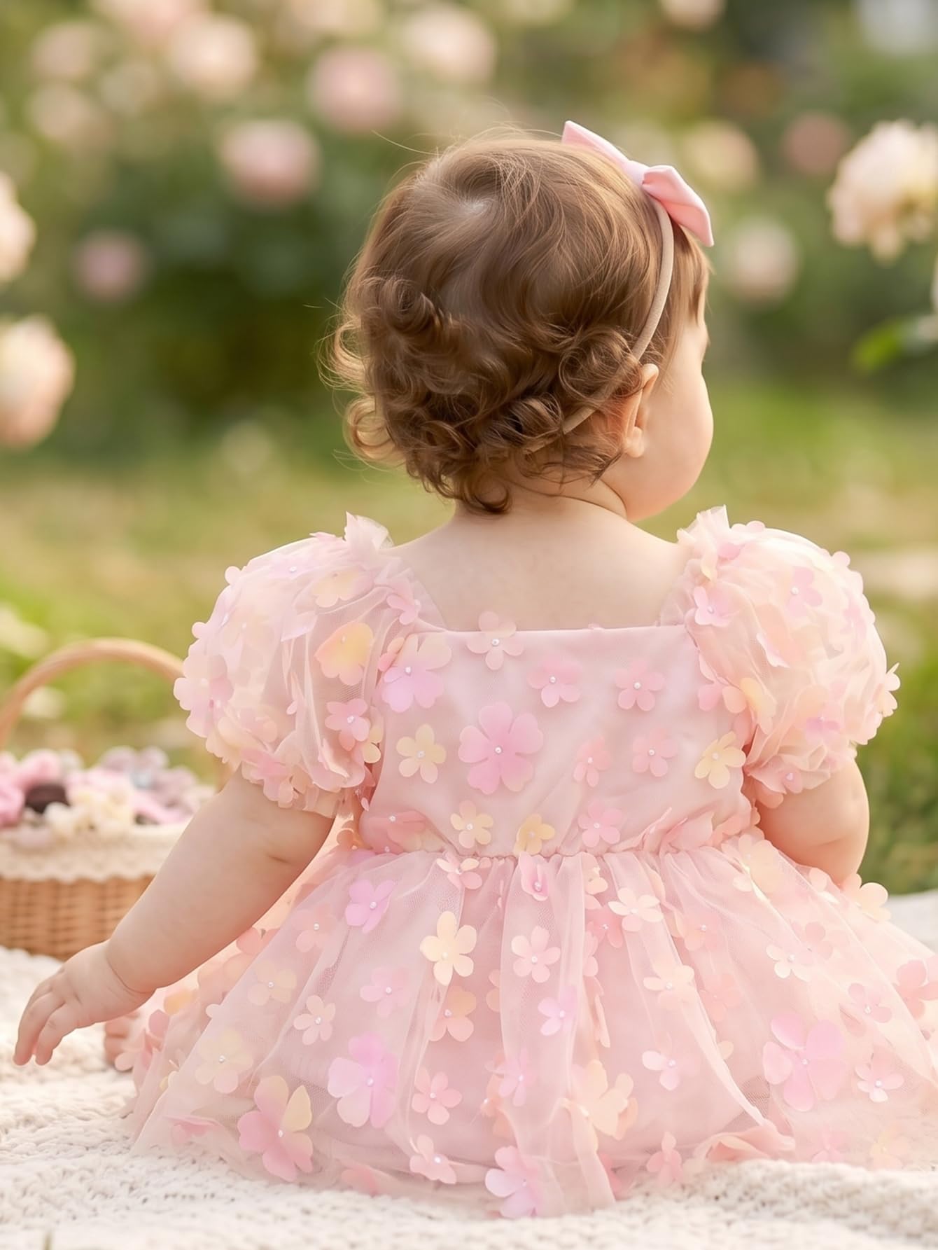 Baby Girl Summer Clothes Outfits Flutter Sleeve Denim Heart Romper One Piece Jumpsuit Bodysuit WEBE CLOTHING