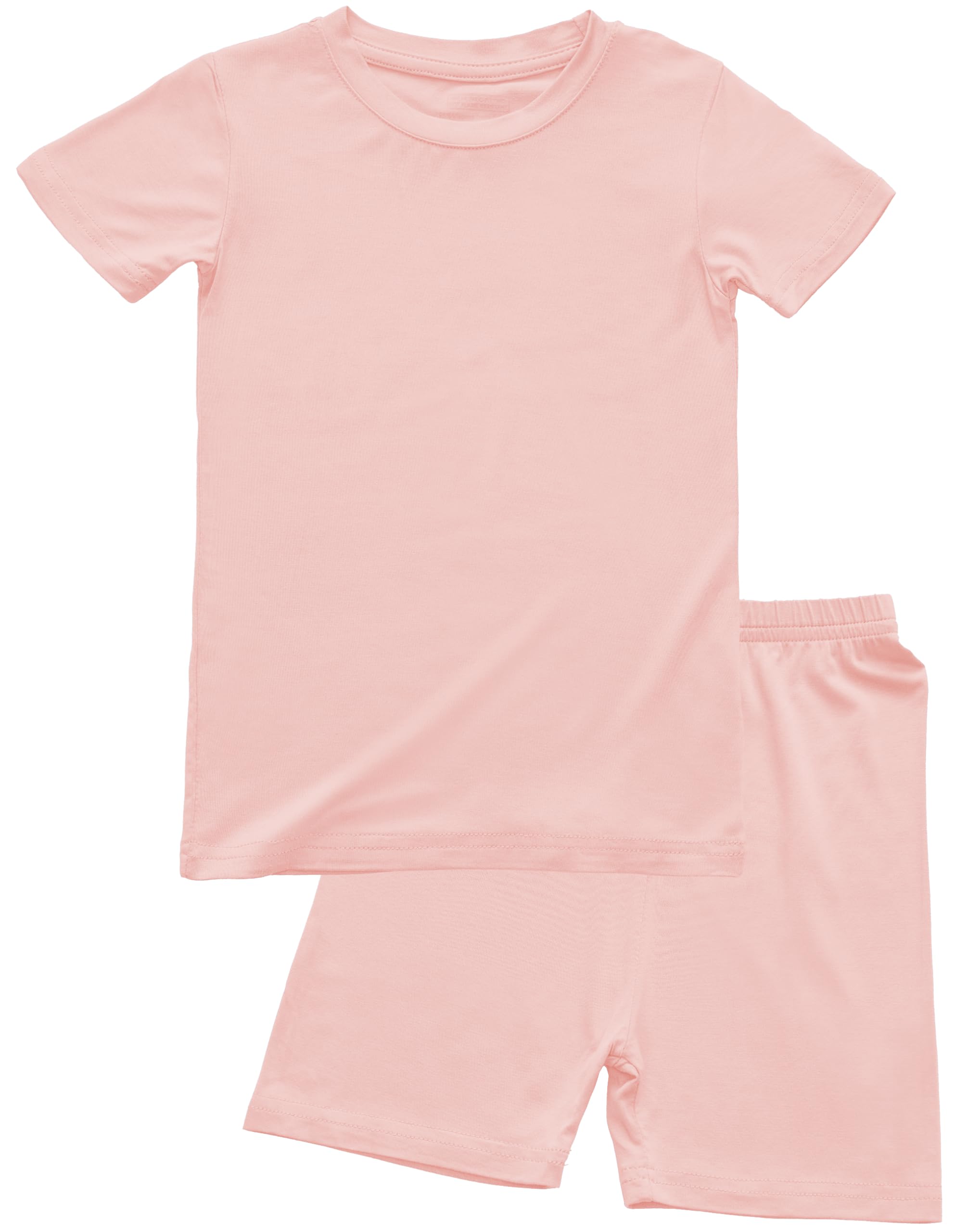 BABY 2T-10Y Toddler Kids Girls Boys Soft Comfy 2pcs Set Short Sleeve Shirts and Pants Sets