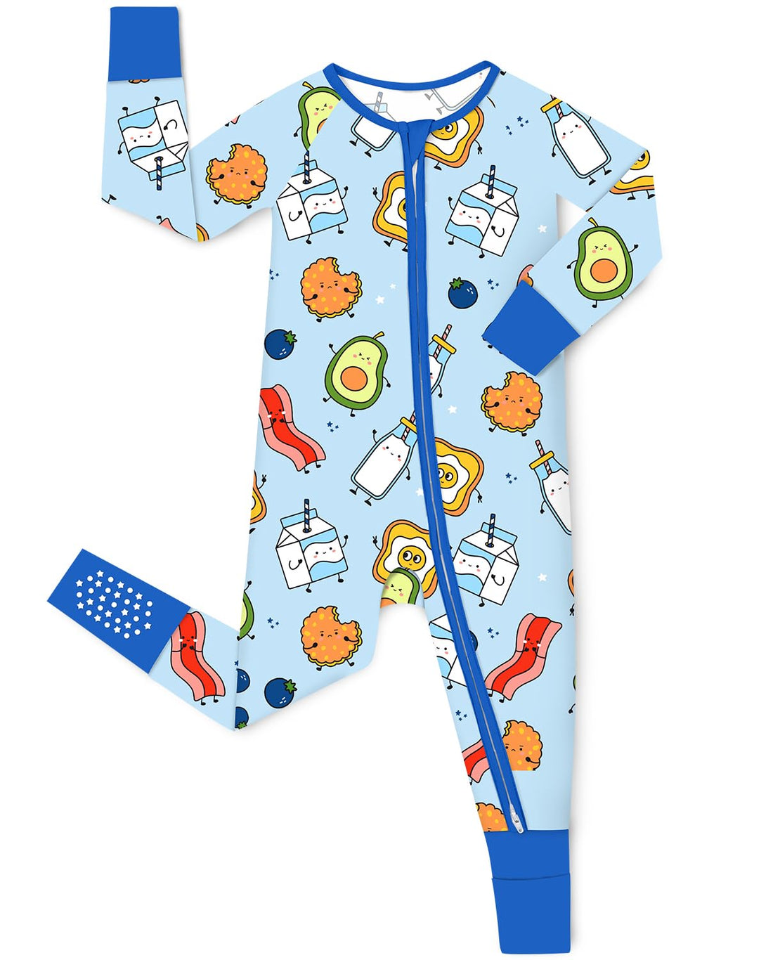babee Reshinee Bamboo Viscose Baby Convertible Footie Pajama, Sleep & Play Footed Zipper Pajamas for Baby Boys & Girls