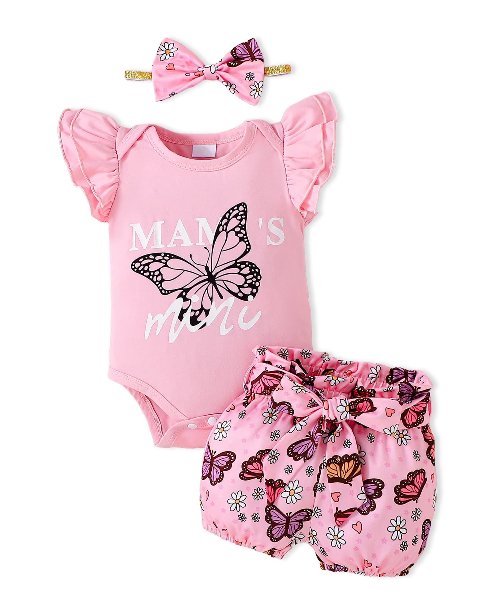 Newborn Infant Clothes Baby Girl Dress Summer Toddler Outfit Cute Girl Romper Skirt Set+Headband WEBE CLOTHING