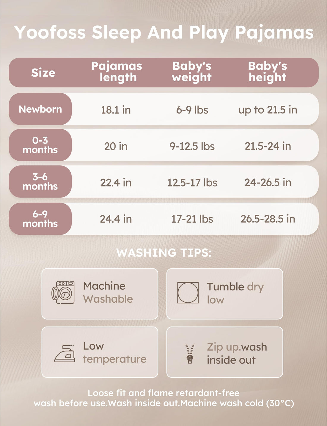 Yoofoss Rayon Made From Bamboo Baby Pajamas 3pcs Newborn Sleepers For Boy Girl Clothes, 0-3 3-6 6-9 Months Footed Pjs
