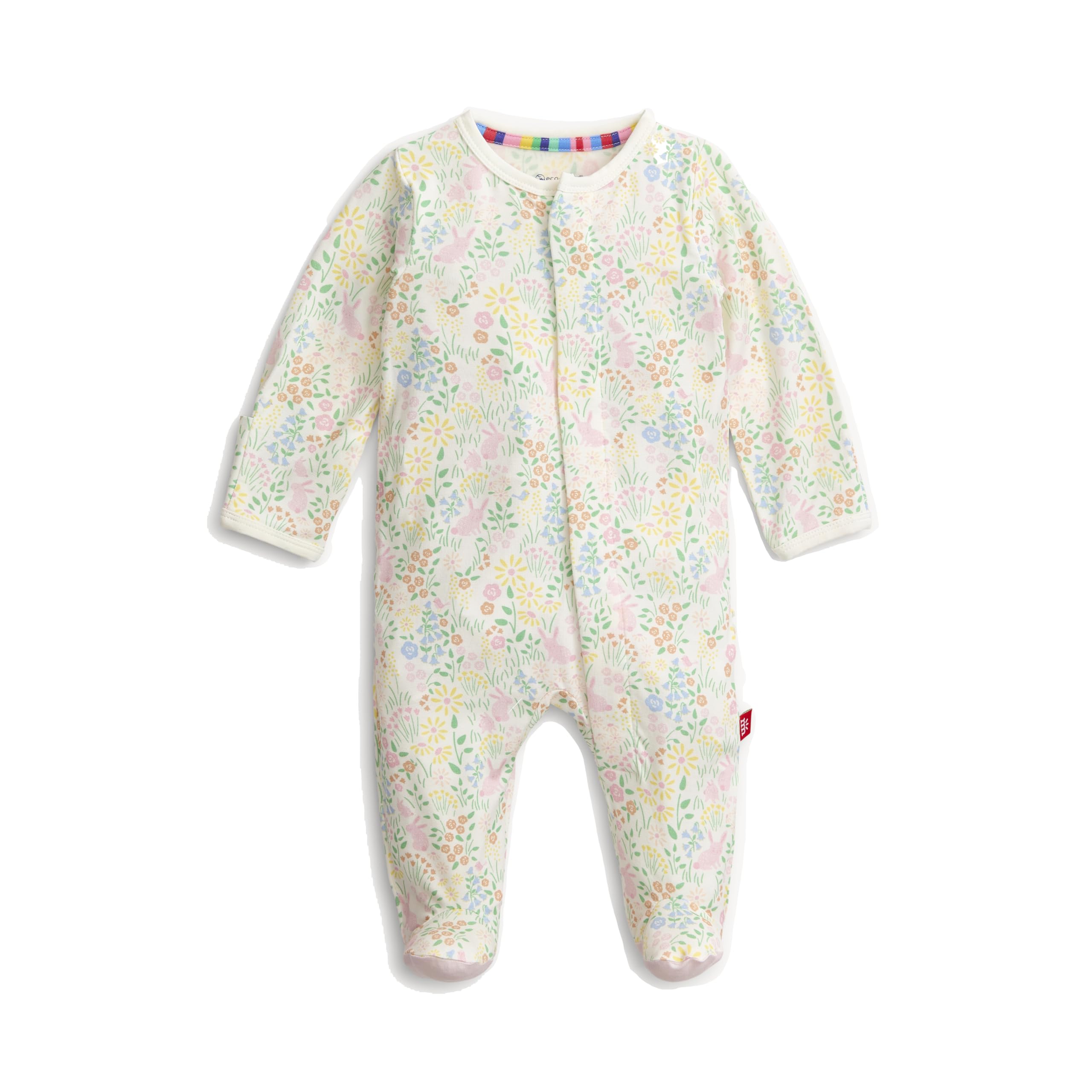 Magnetic Me Girls Modal Magnetic Baby Footie Pajamas | Silky Soft Modal Fabric | Baby Sleepers Available Sizes PRE - 24M WEBE CLOTHING