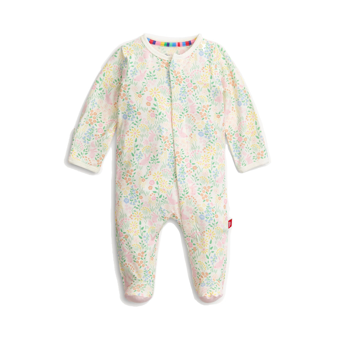Magnetic Me Girls Modal Magnetic Baby Footie Pajamas | Silky Soft Modal Fabric | Baby Sleepers Available Sizes PRE - 24M WEBE CLOTHING