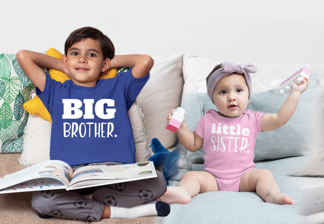Unordinary Toddler Big Brother Little Sister Outfits brother sister Sibling Matching Baby Newborn Girl Set WEBE CLOTHING