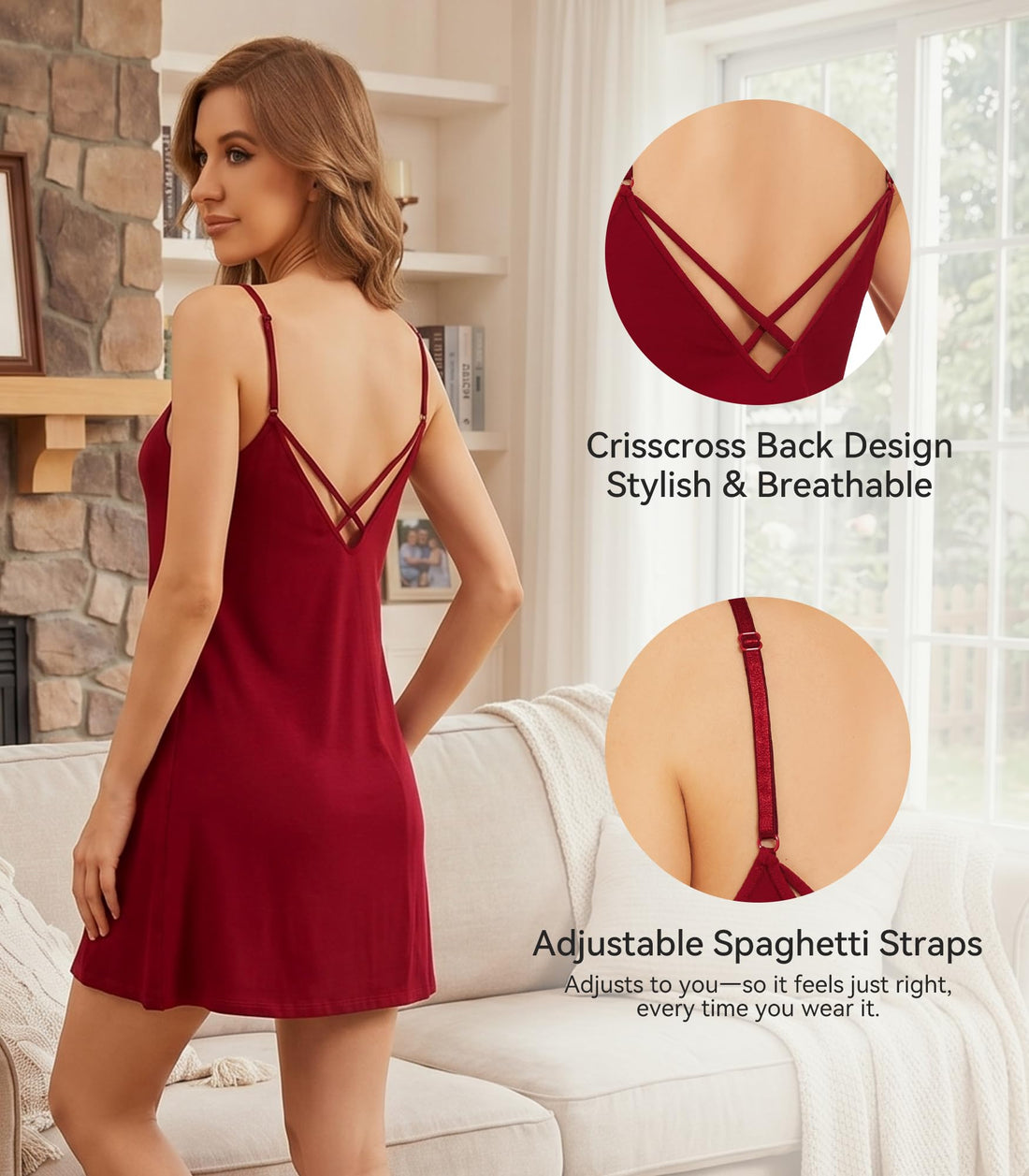 WiWi Women Cotton Sexy Lace Slip Nightgowns Spaghetti Strap Sleeveless Summer Sleep Dress Chemise lingerie sleepwear S-XXL WEBE CLOTHING