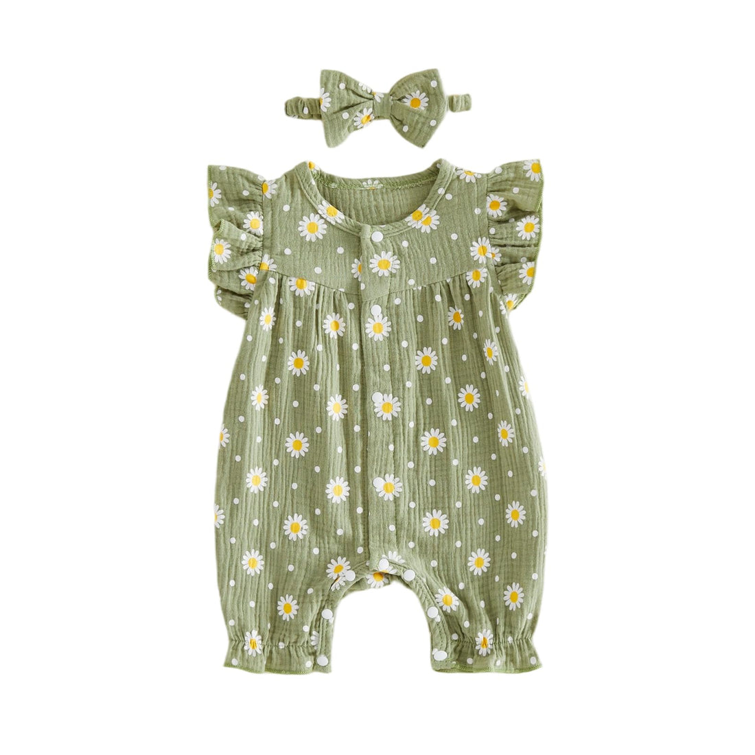 YINGISFITM Newborn Baby Girl Summer Clothes Short Sleeve Bubble Romper Bow Shorts Jumpsuit Infant Outfit 0 3 6 9 12 18 Months WEBE CLOTHING