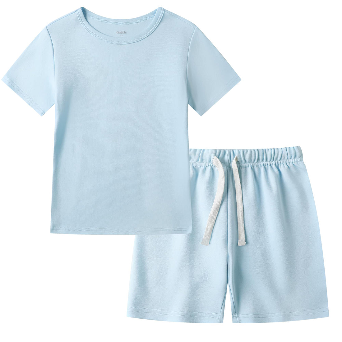 Owlivia 100% Organic Cotton Baby Short Sleeve Pajama Sets, Toddler Boy Girl 2-Piece Sleepwear