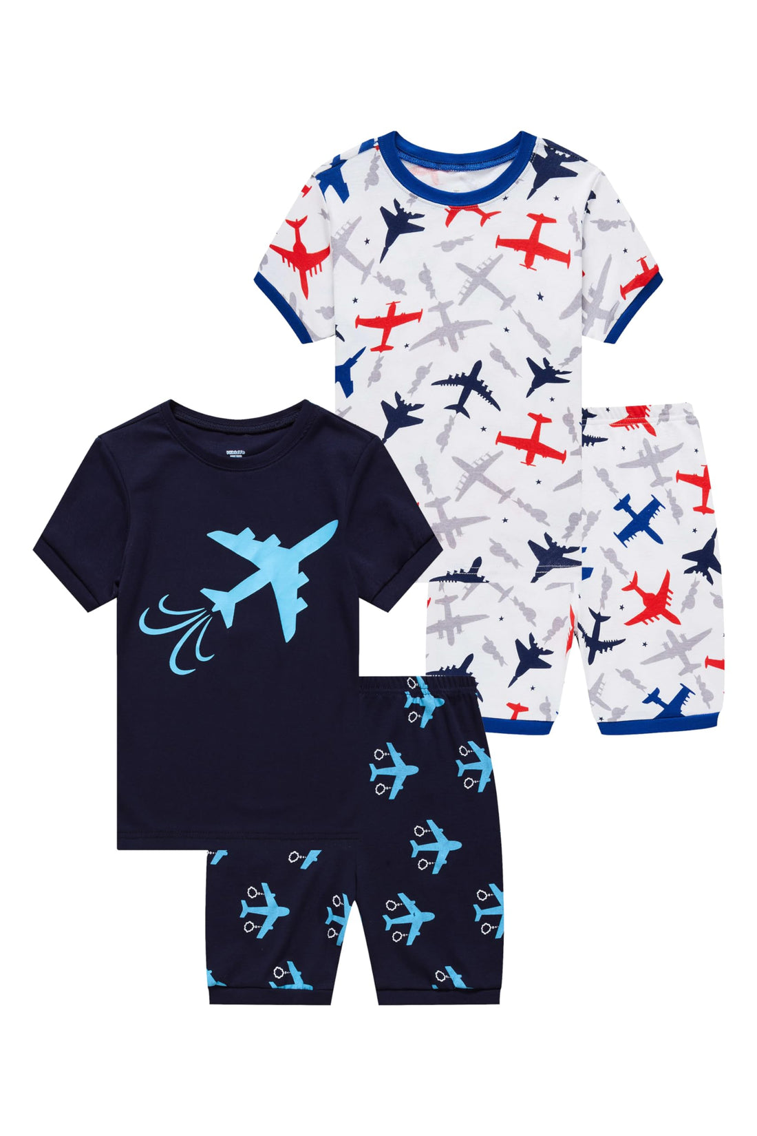 KikizYe Boys Short Sleeve Pajamas Kids Summer Pjs Children Pajamas