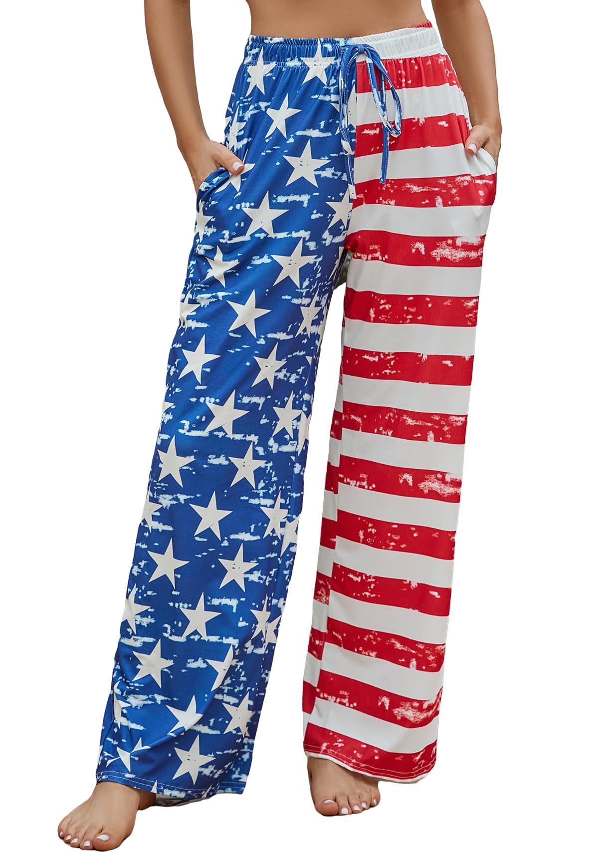 X-Image Women Comfy Casual Pajama Pants with Pockets & Drawstring
