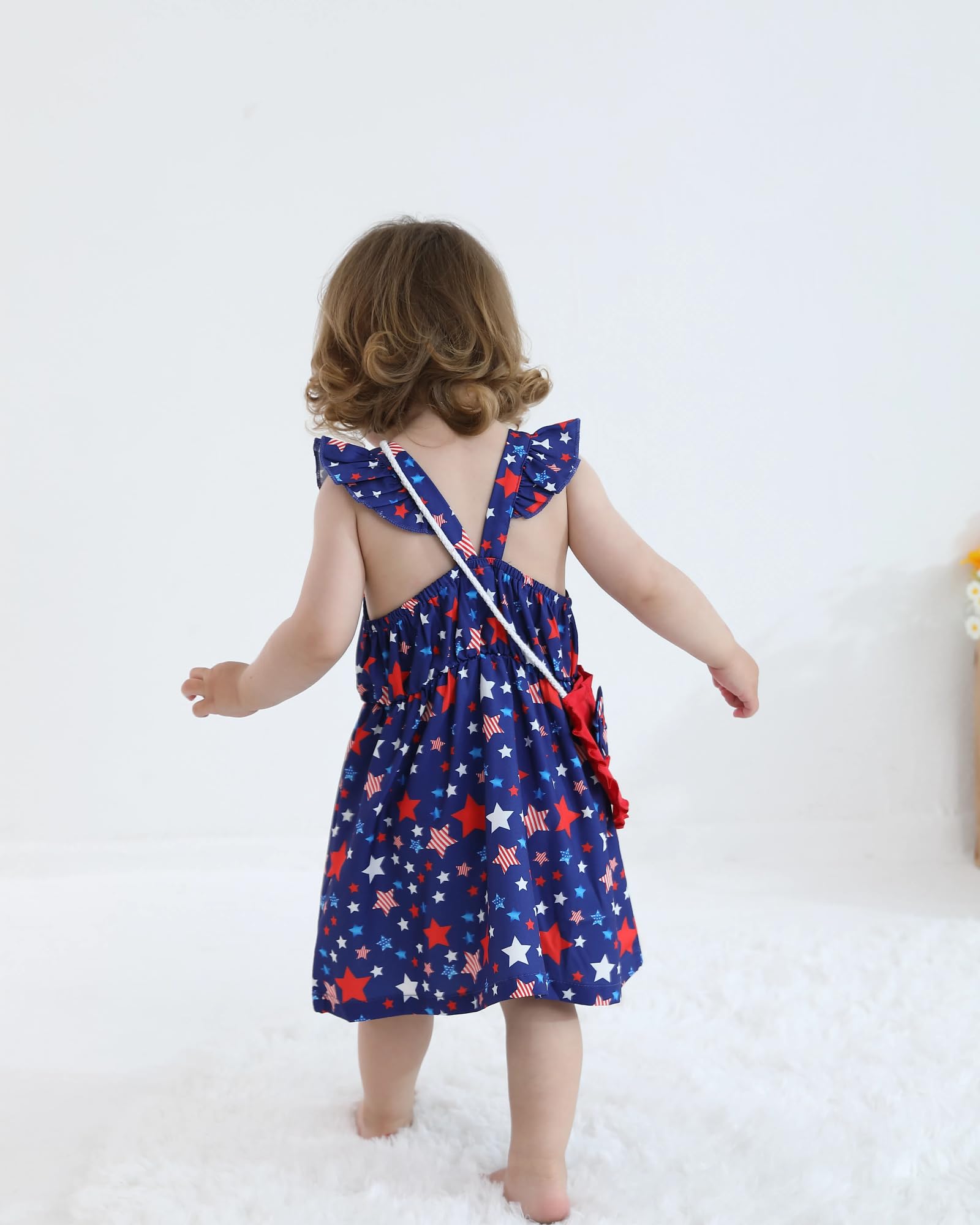 Mioglrie Baby Girl Clothes Newborn Dress Summer Toddler Girls' Clothing Casual Sundress with Cute Bag Infant Outfits WEBE CLOTHING