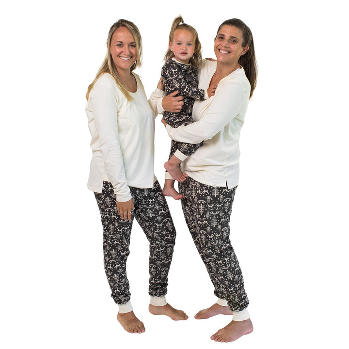 Burt's Bees Baby Matching Family Jammies, Organic Cotton Holiday Pajamas for Kids, Adults, & Pets, Perfect for Family Photos
