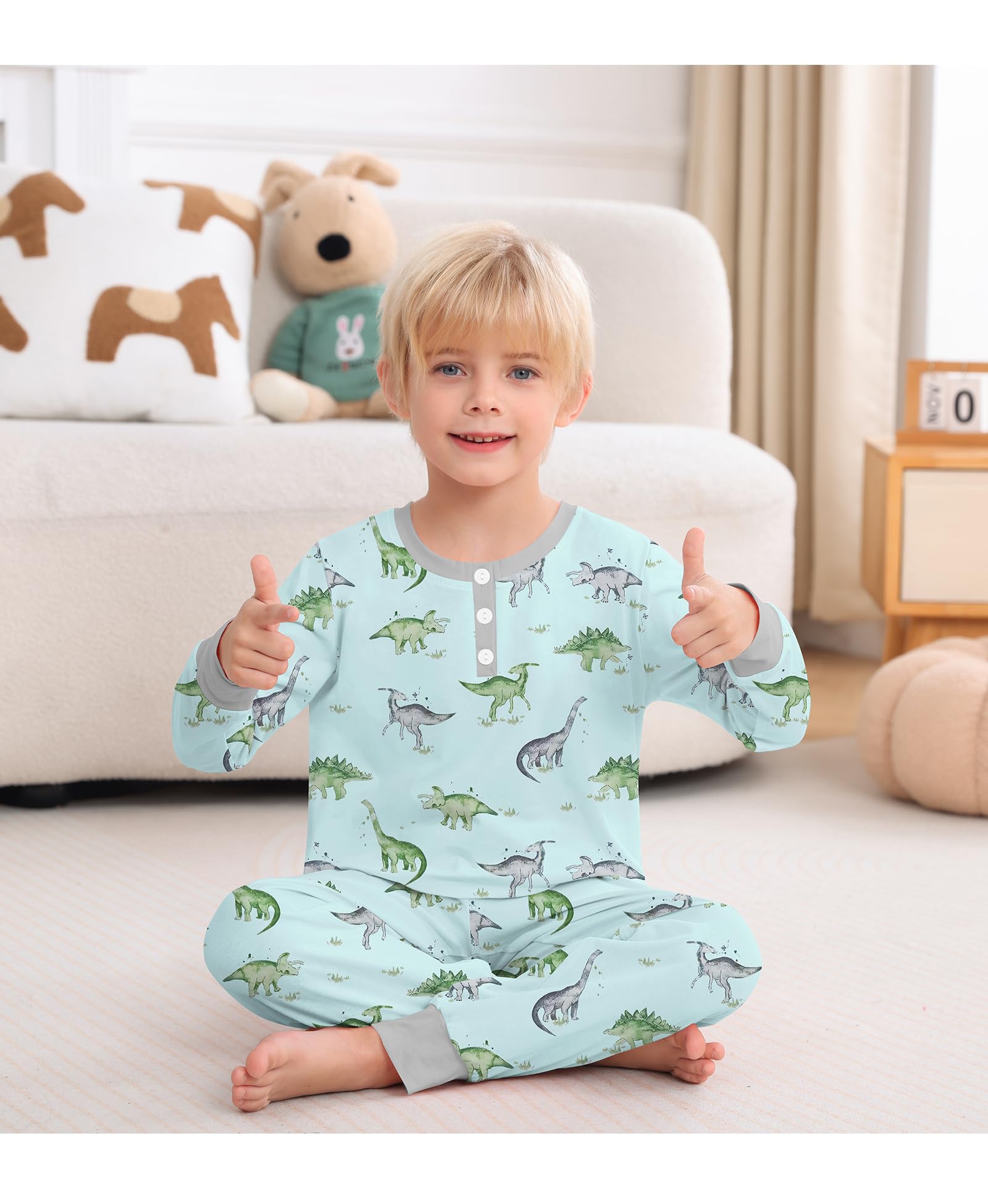 SWOMOG Girls Pajama Set Short Sleeve Tops & Ruffled Shorts with Pocket 2 Piece Summer Pajamas for Kids Size 6-15