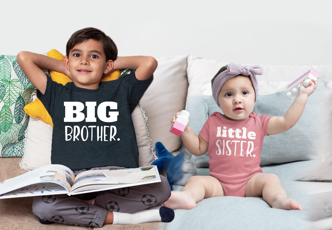 Unordinary Toddler Big Brother Little Sister Outfits brother sister Sibling Matching Baby Newborn Girl Set WEBE CLOTHING