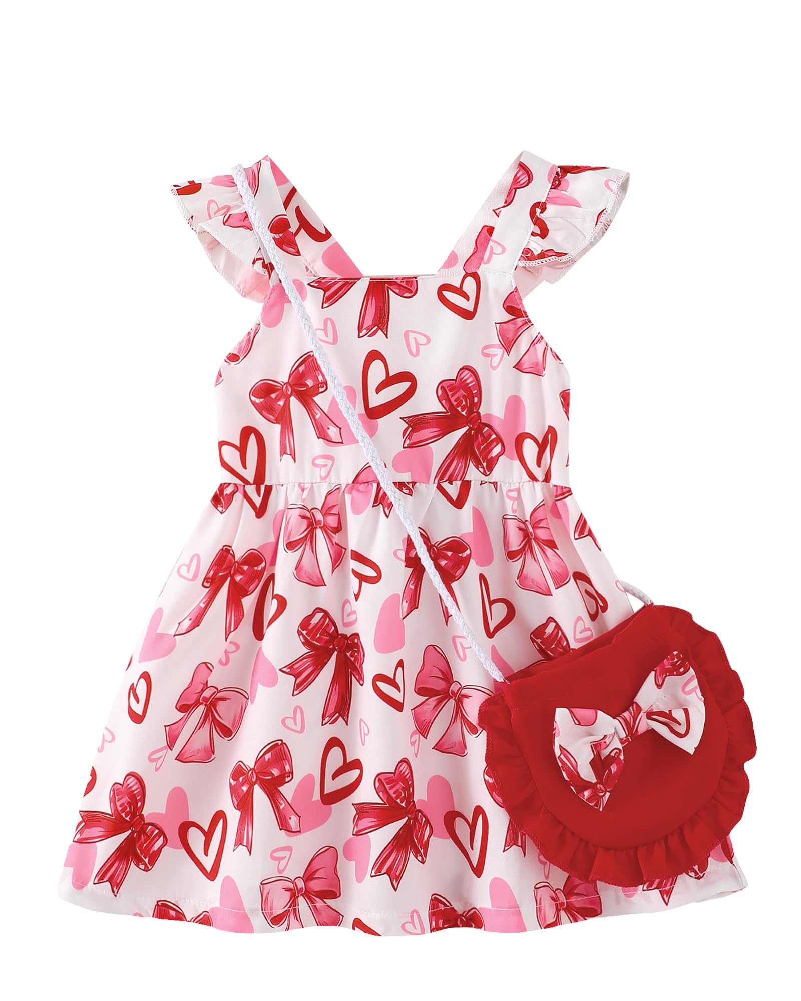 Mioglrie Baby Girl Clothes Newborn Dress Summer Toddler Girls' Clothing Casual Sundress with Cute Bag Infant Outfits WEBE CLOTHING