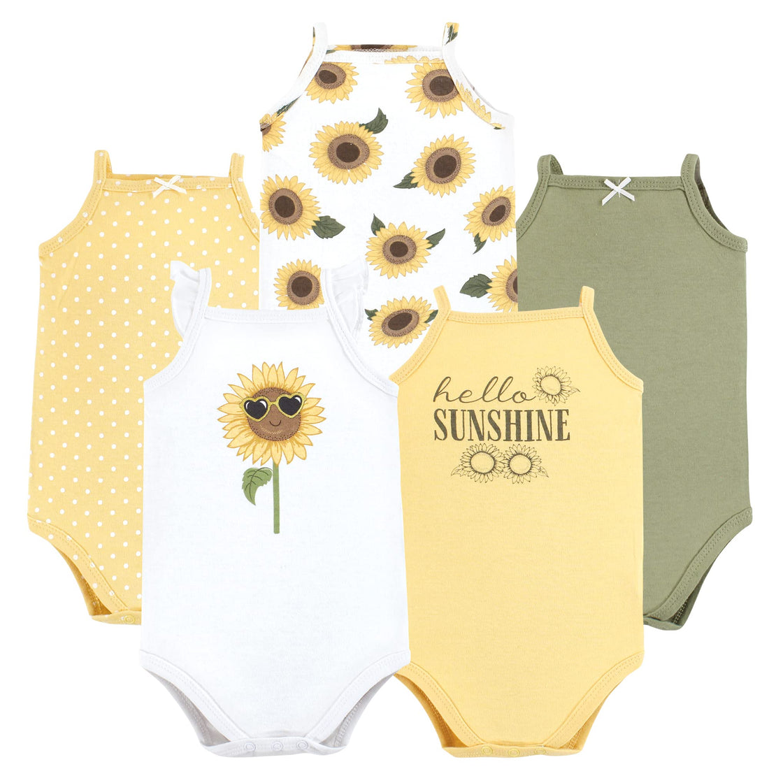Hudson Baby Unisex Baby Cotton Sleeveless Bodysuits WEBE CLOTHING