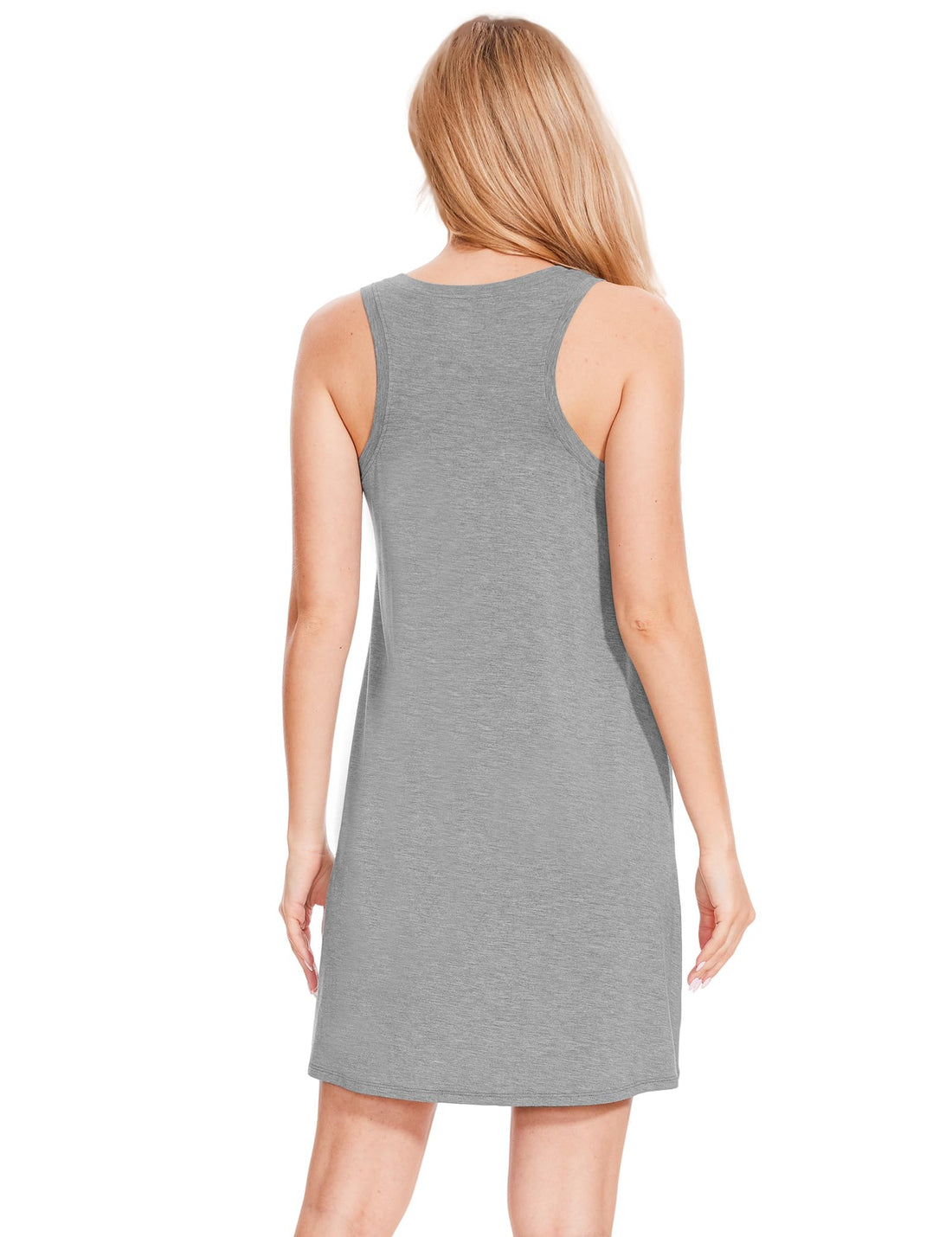 GYS Women's Bamboo Viscose Cooling Tank Nightgowns | Moisture wicking, Comfortable & breathable, for hot sleeper, Sleeveless, Racerback, Stretch soft, Lightweight WEBE CLOTHING