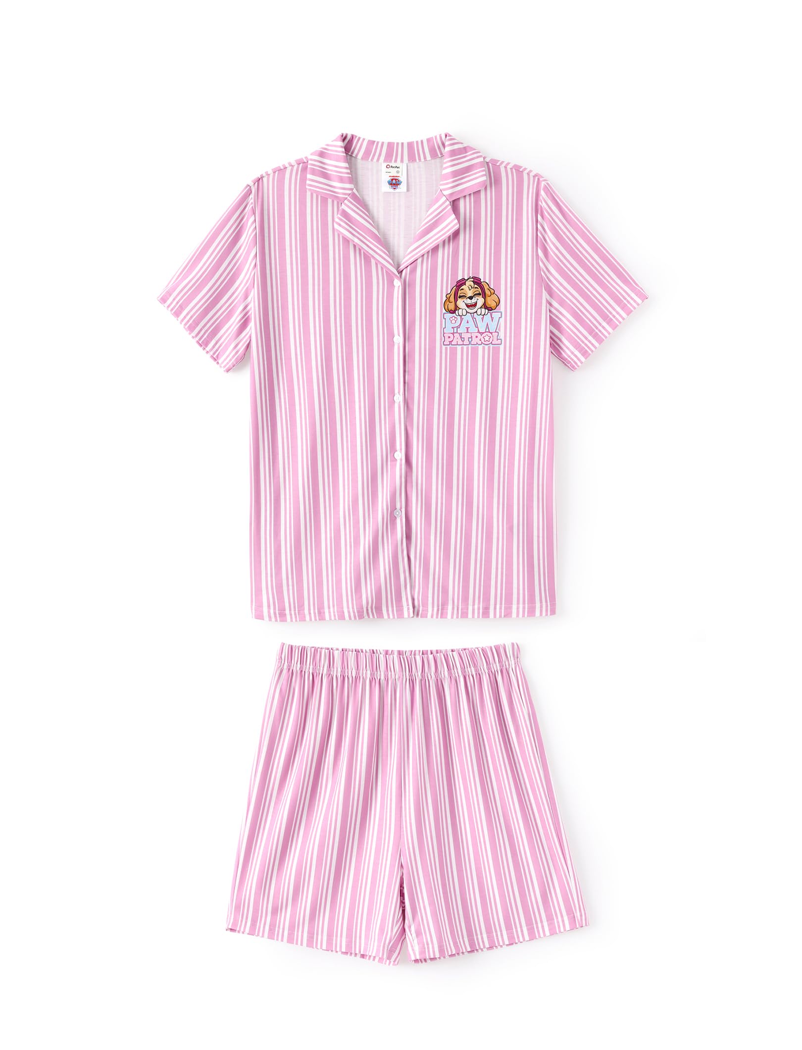 Paw Patrol Garfield SpongeBob Family Matching Classic Short Sleeve Cartoon Graphic Pajama Family Outfit
