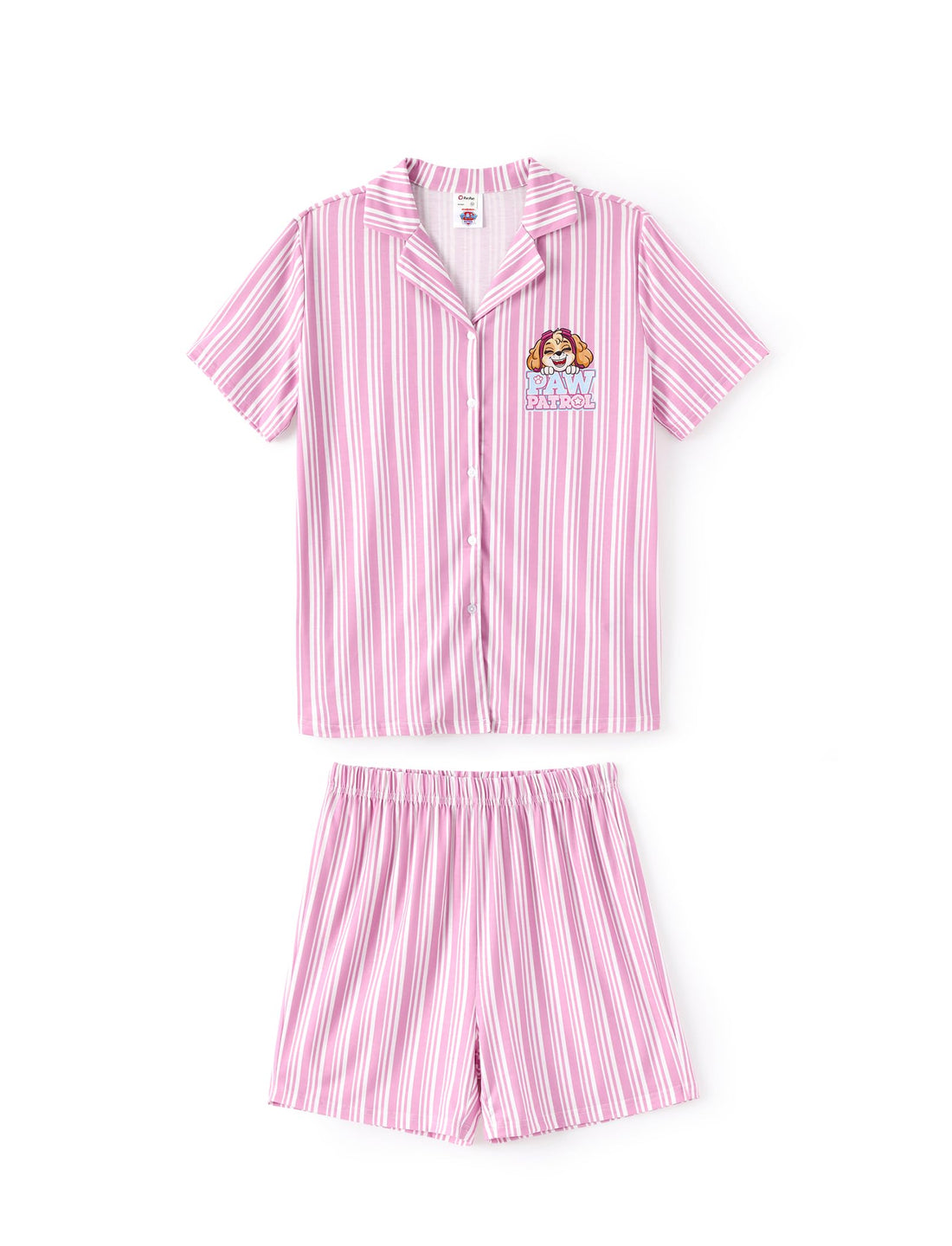 Paw Patrol Garfield SpongeBob Family Matching Classic Short Sleeve Cartoon Graphic Pajama Family Outfit