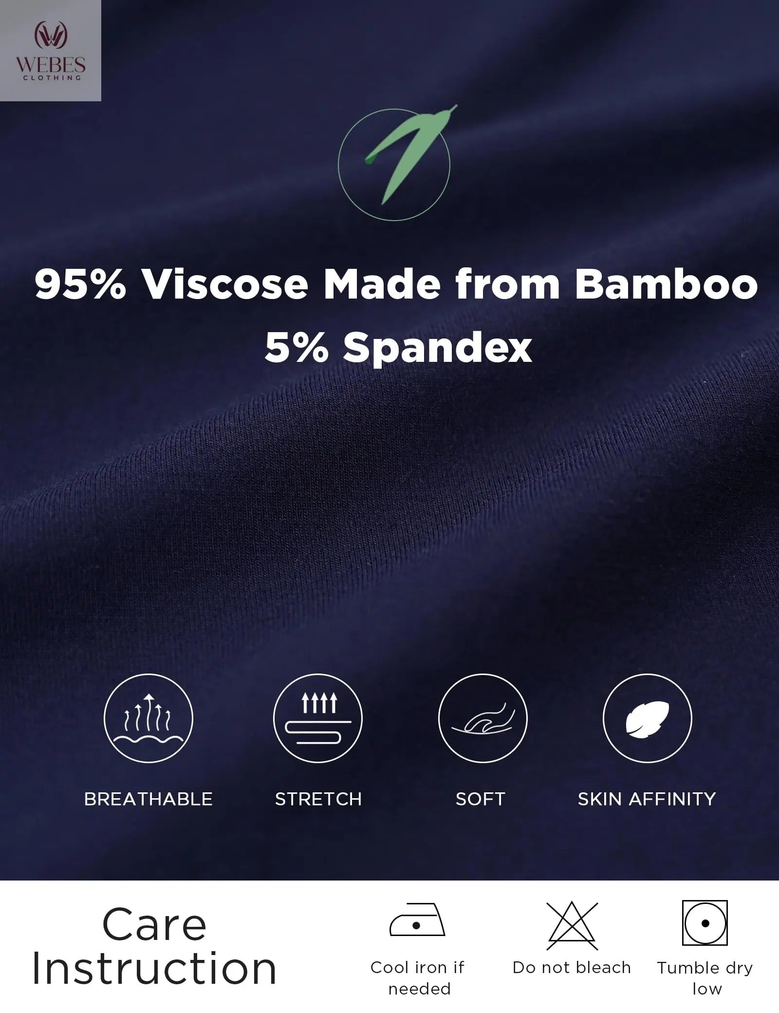 GYS Bamboo Viscose Pajamas Tops for Women, Cooling Basic T-Shirt, Soft Short Sleeve Sleep Shirts, Lightweight Pj Shirt