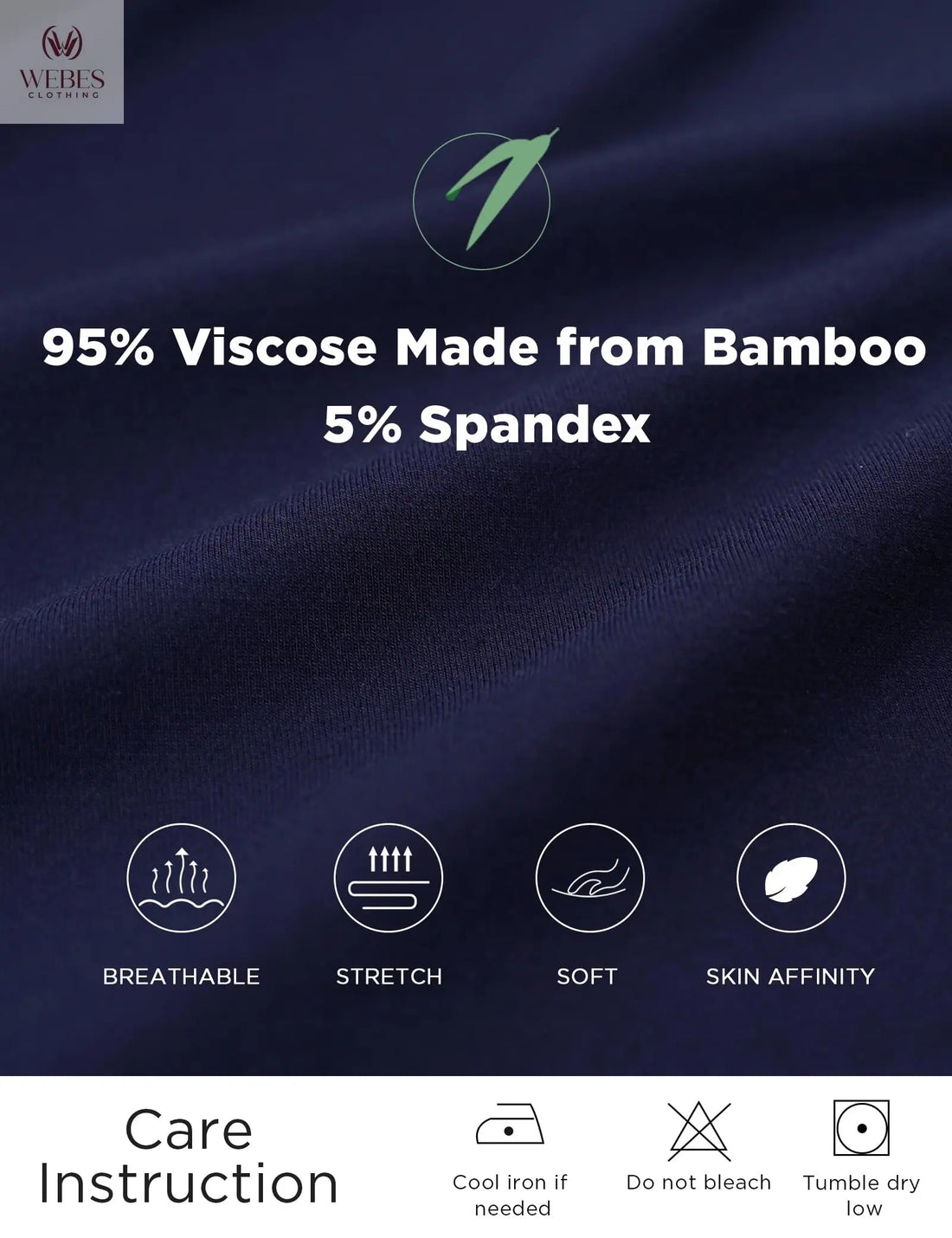 GYS Bamboo Viscose Pajamas Tops for Women, Cooling Basic T-Shirt, Soft Short Sleeve Sleep Shirts, Lightweight Pj Shirt
