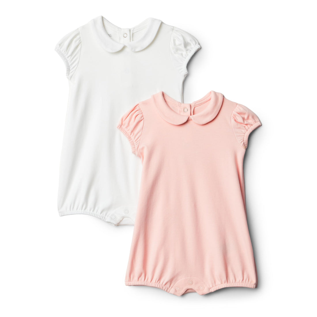 Amazon Essentials x Sofia Grainge Baby Girls' Cotton Short Sleeve Romper with Peter Pan Collar WEBE CLOTHING