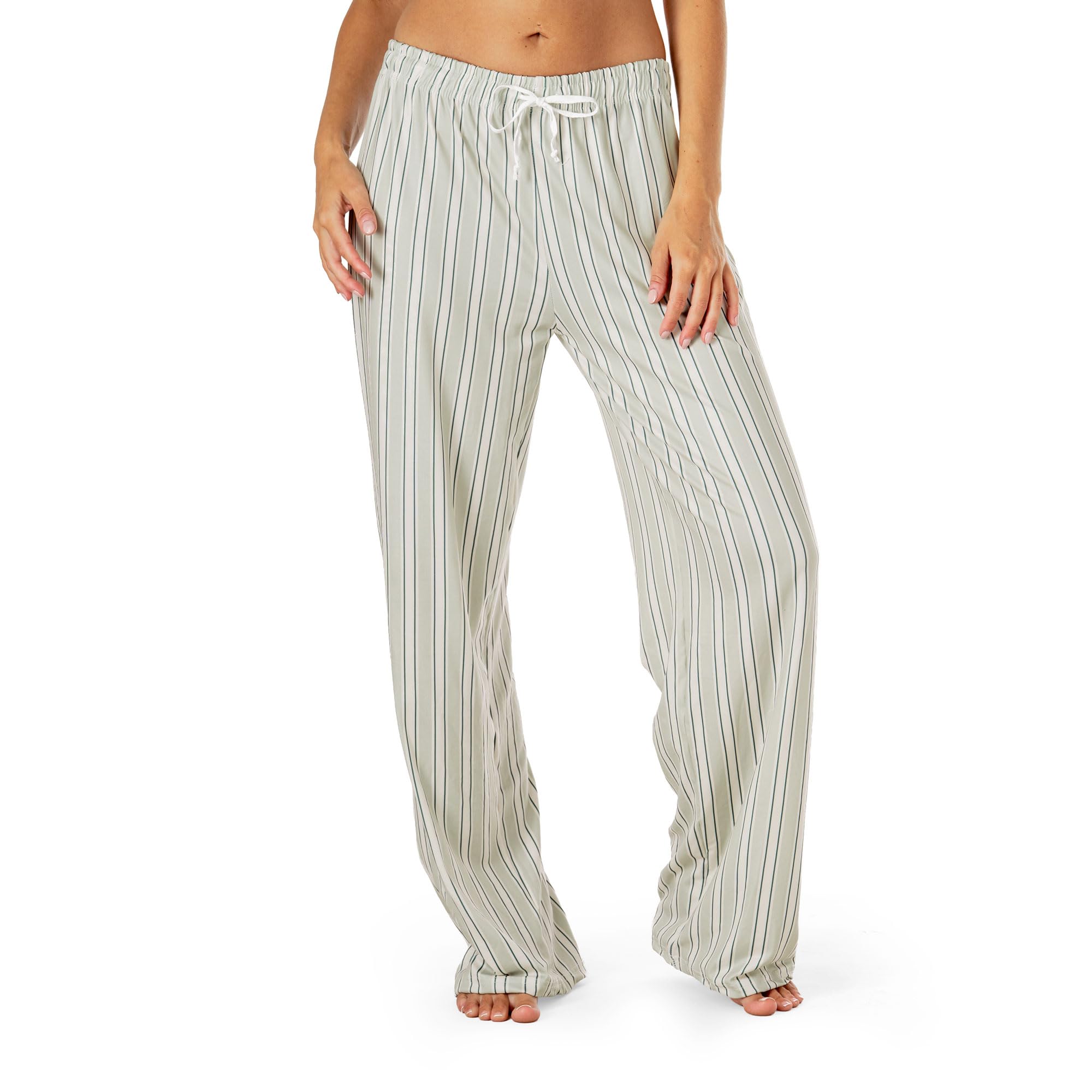 Hello Mello Signature Lounge Pants Womens Soft Pajama Bottoms Elastic Waistband Drawstring Tie