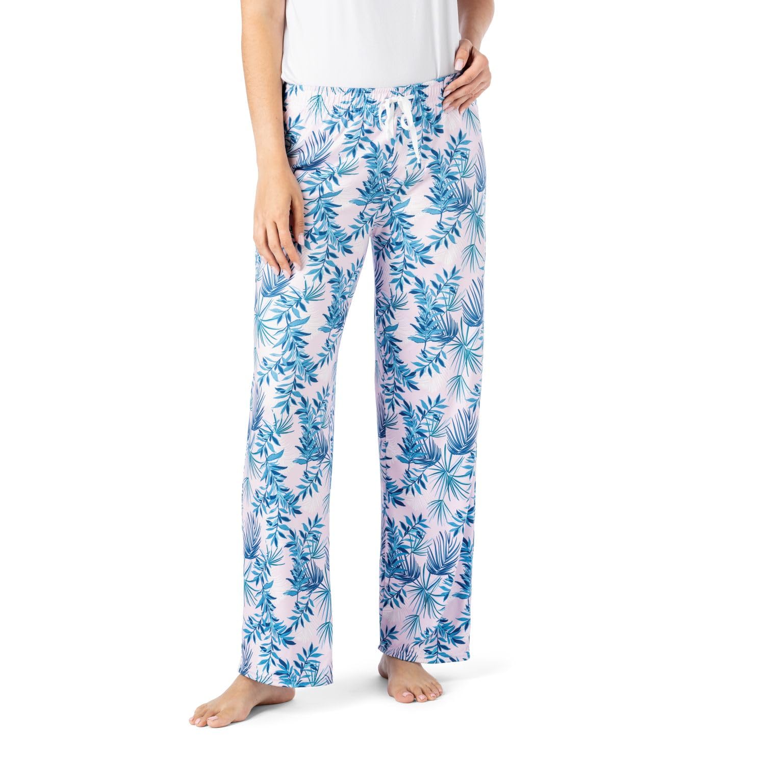 Hello Mello Signature Lounge Pants Womens Soft Pajama Bottoms Elastic Waistband Drawstring Tie