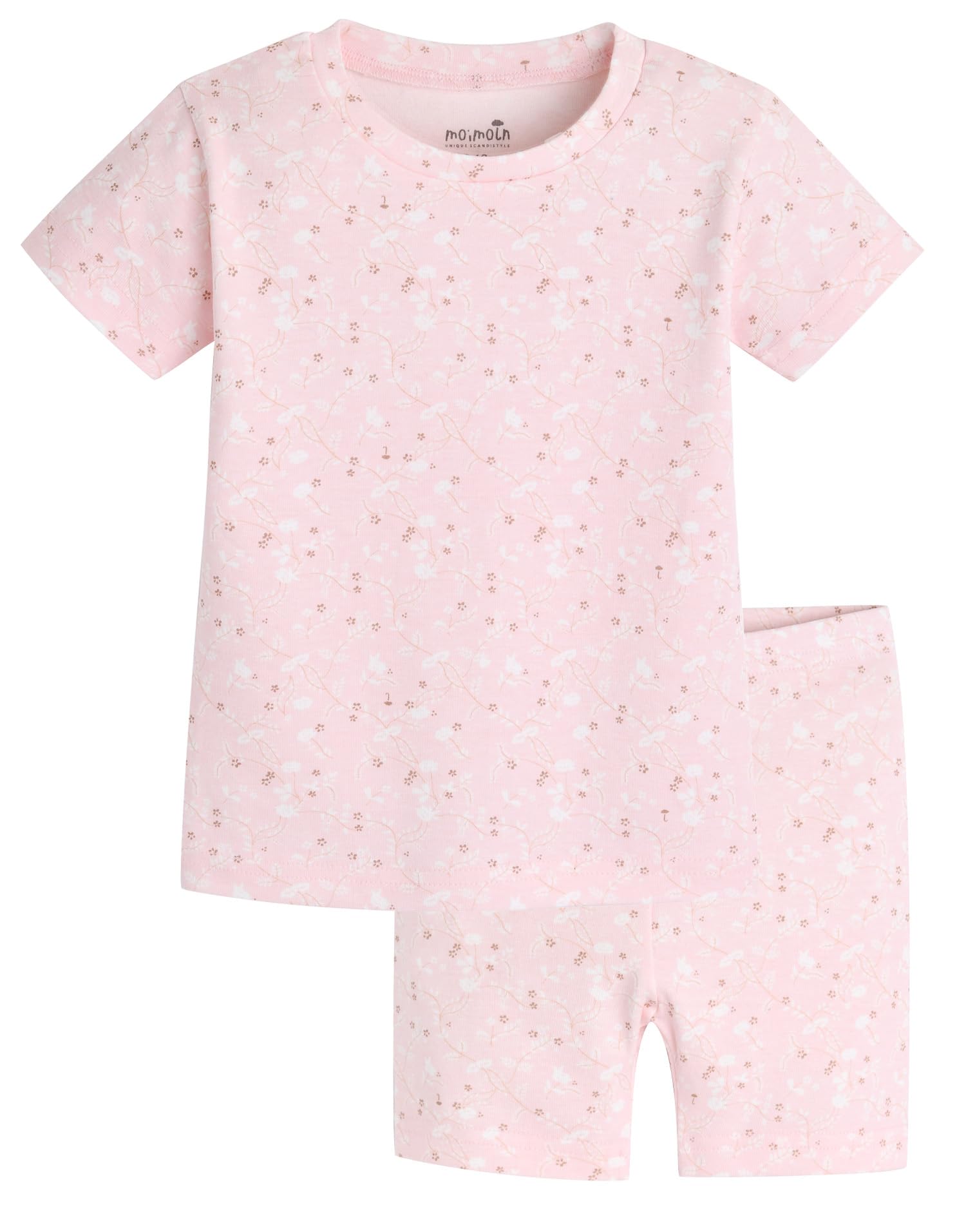 moimoln 6M-8Y Baby Toddler Pajamas Cotton Blend Summer PJs Short Sleeve Snug Fit WEBE CLOTHING