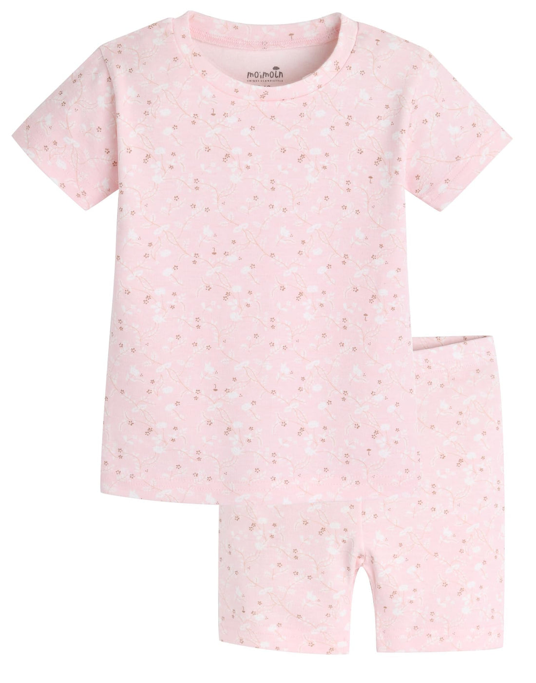moimoln 6M-8Y Baby Toddler Pajamas Cotton Blend Summer PJs Short Sleeve Snug Fit WEBE CLOTHING