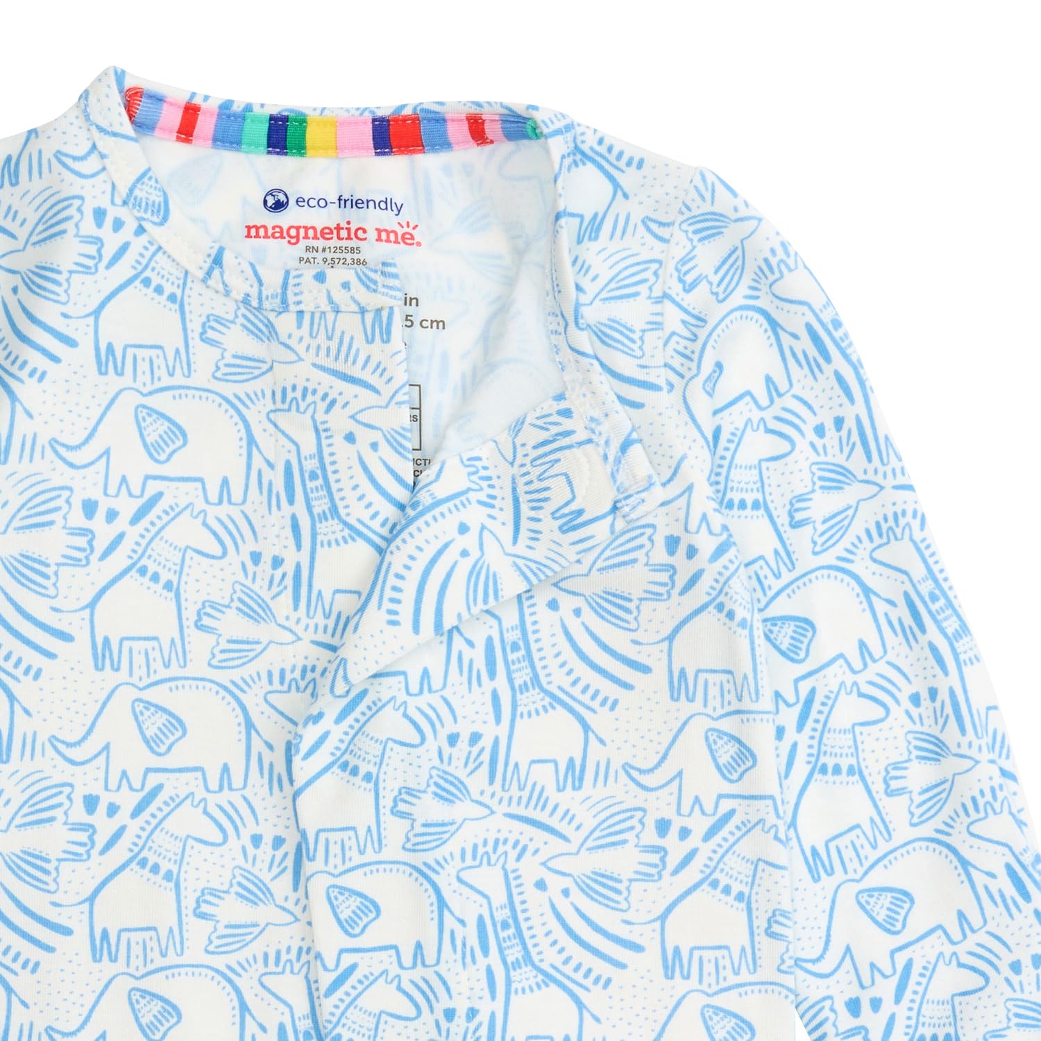 Magnetic Me Boys Modal Magnetic Baby Footie Pajamas | Silky Soft Modal Fabric | Baby Sleepers