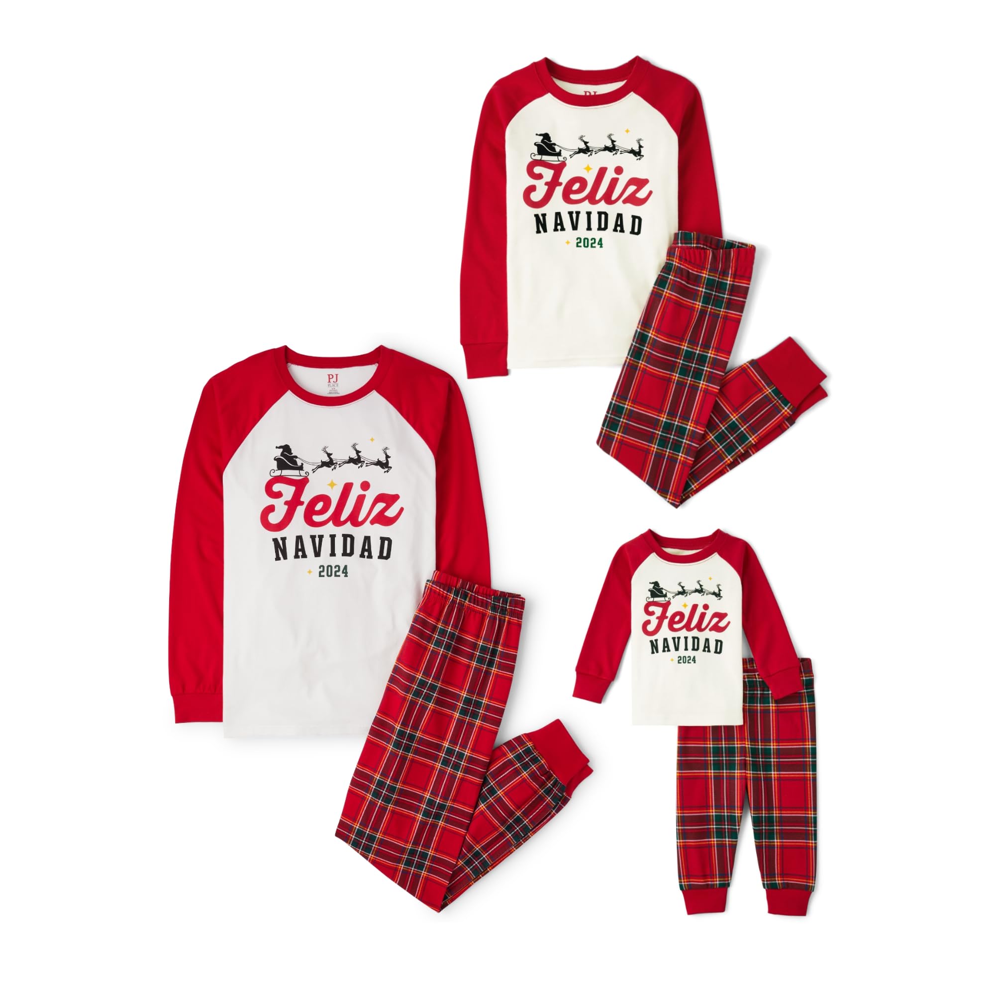 The Children's Place unisex-baby Holiday Pajamas, Cotton WEBE CLOTHING