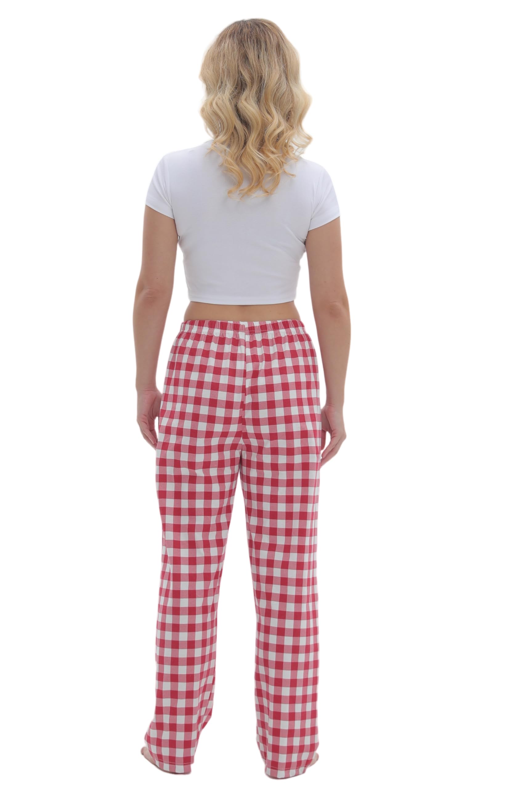 SAMGU Women's Pajama Pants, Soft Cotton Sleep Lounge Pants, Comfy Homewear pjs, Elatic Waist Pajama Bottom Pants for Women