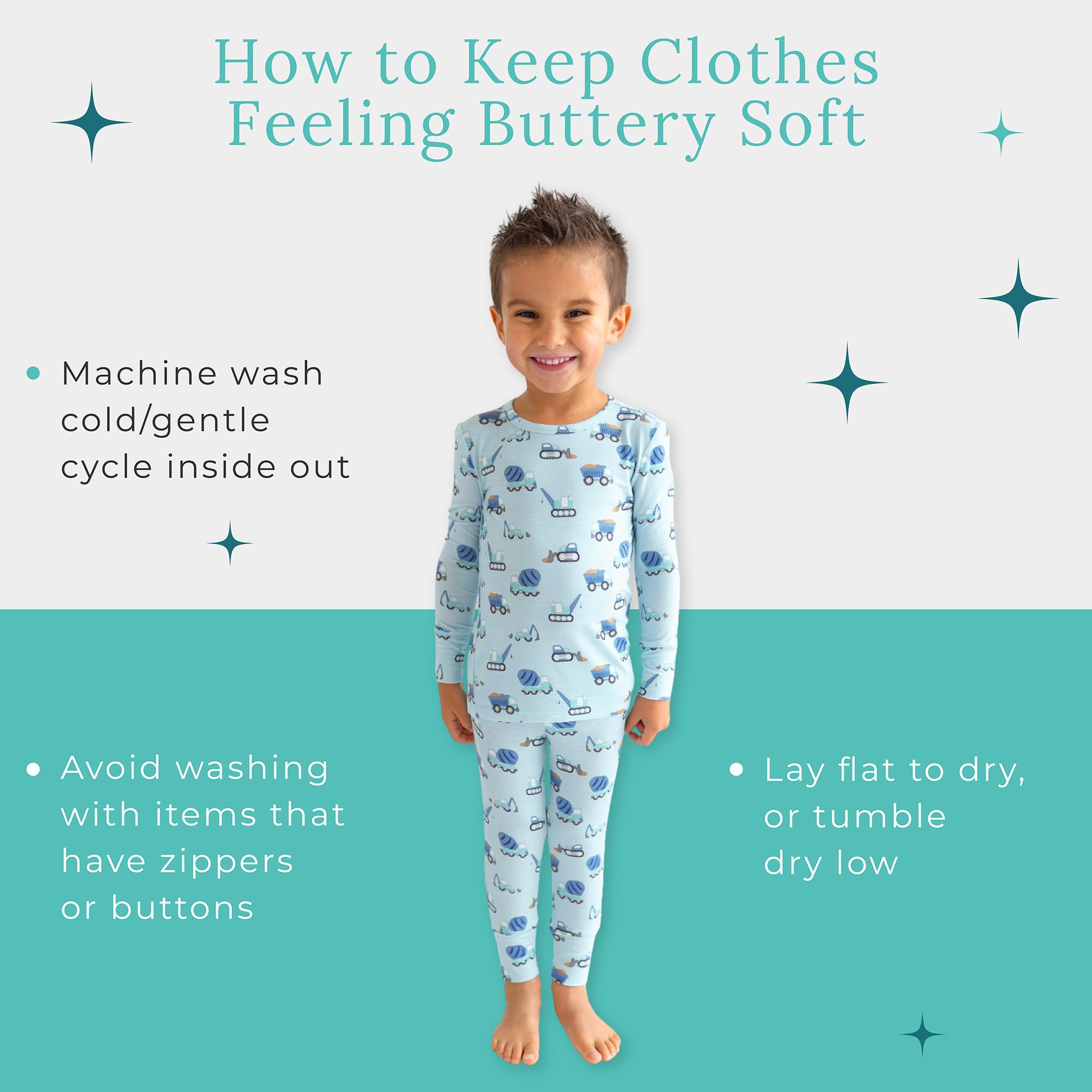 Posh Peanut Boys Pajamas - PJs for Kids Made of Soft Viscose from Bamboo, Long Sleeve Toddler PJs & Matching Boys Pajama Sets WEBE CLOTHING