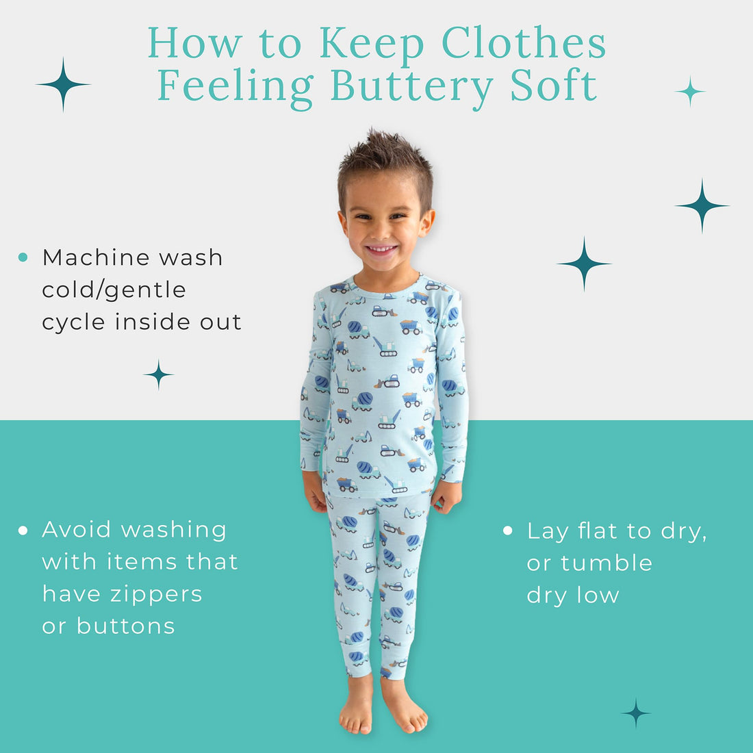 Posh Peanut Boys Pajamas - PJs for Kids Made of Soft Viscose from Bamboo, Long Sleeve Toddler PJs & Matching Boys Pajama Sets WEBE CLOTHING