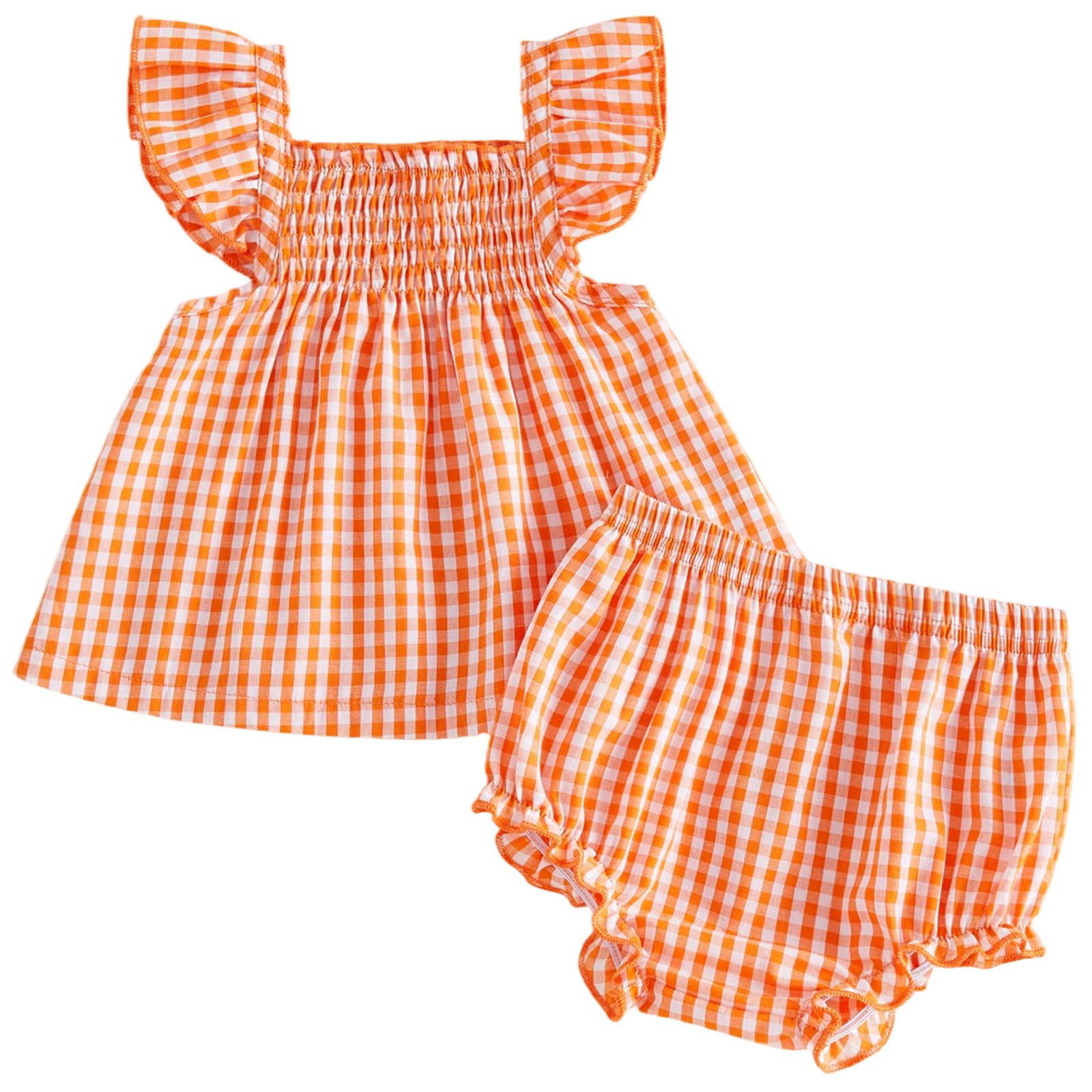 Mubineo Baby Girl Summer Clothes Cute Ruffle Tops Dress Shorts Outfits Set Infant Toddler Shirt Bloomers Princess Outfit WEBE CLOTHING