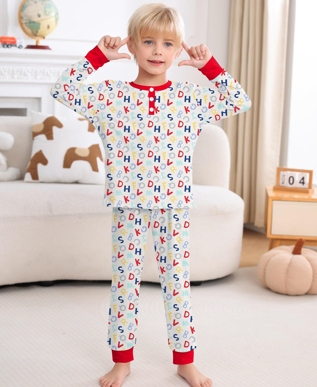 SWOMOG Girls Pajama Set Short Sleeve Tops & Ruffled Shorts with Pocket 2 Piece Summer Pajamas for Kids Size 6-15