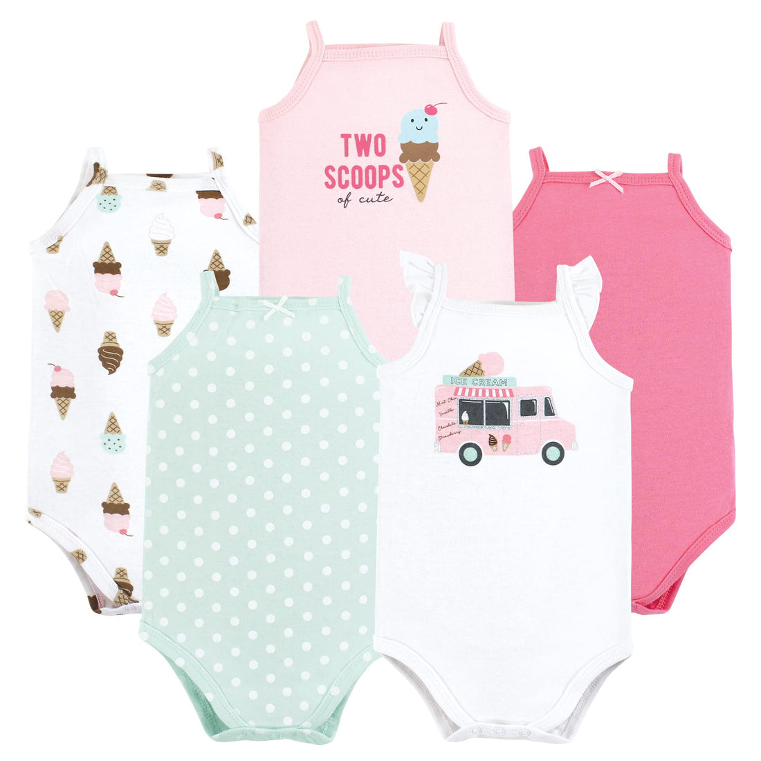 Hudson Baby Unisex Baby Cotton Sleeveless Bodysuits WEBE CLOTHING