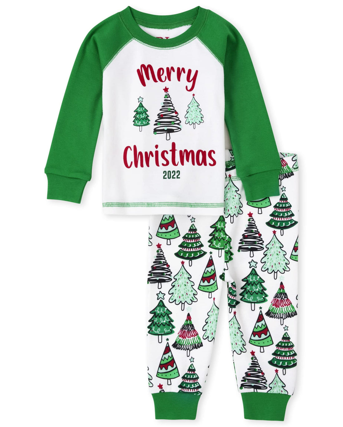 The Children's Place Kids' Family Matching, Festive Christmas Pajama Sets, Cotton WEBE CLOTHING