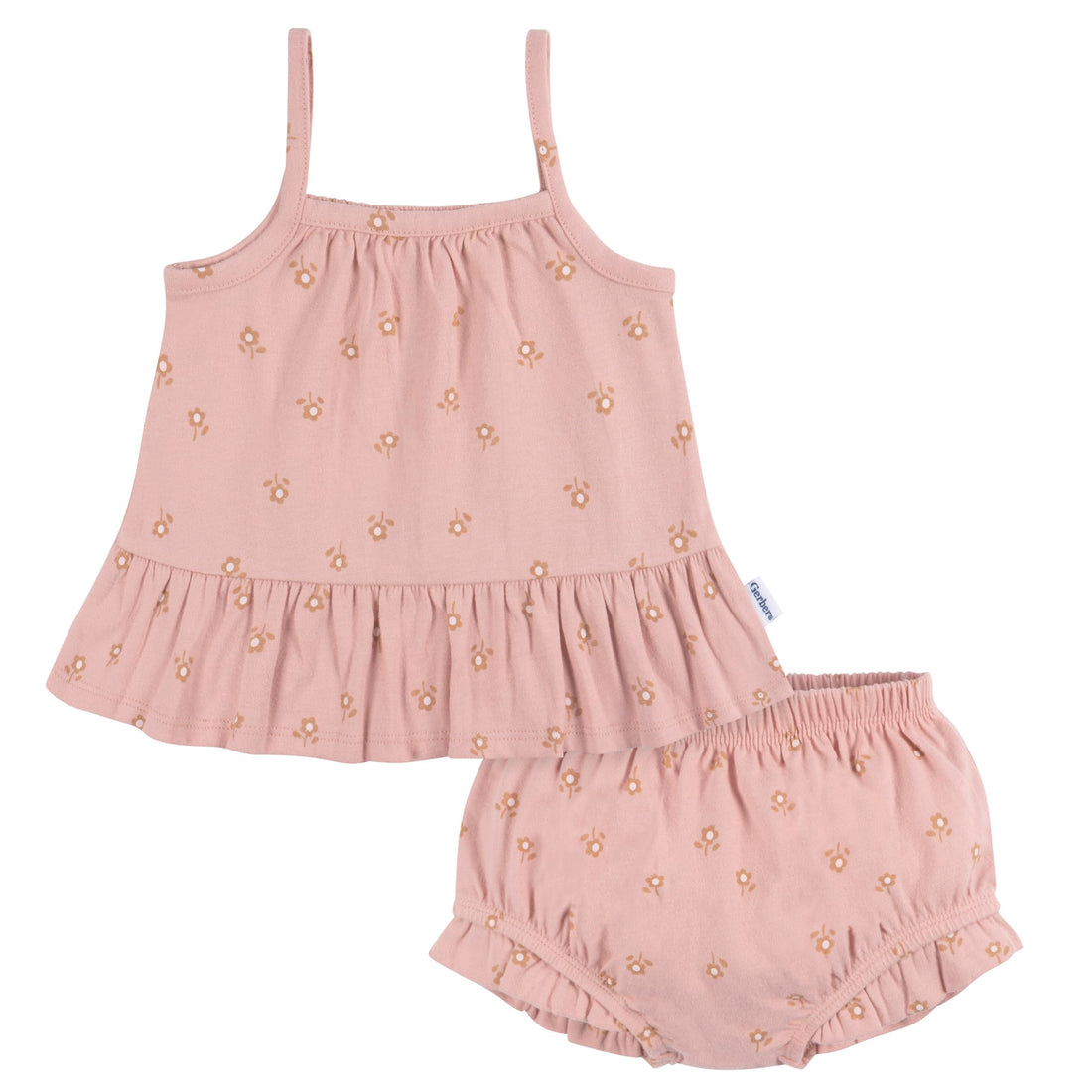 Gerber Baby Girls' Sleeveless Tunic Top and Diaper Cover Set WEBE CLOTHING