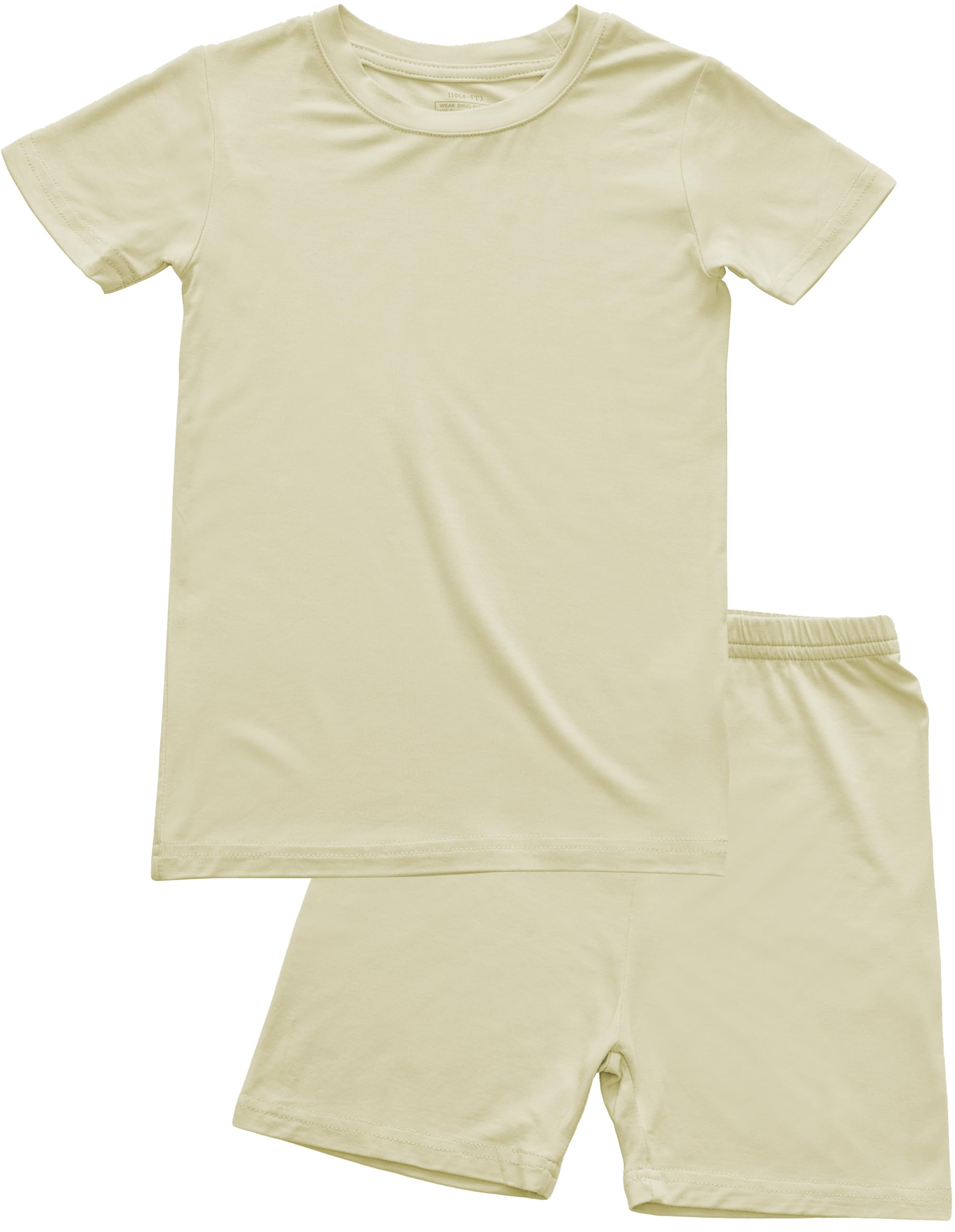 BABY 2T-10Y Toddler Kids Girls Boys Soft Comfy 2pcs Set Short Sleeve Shirts and Pants Sets