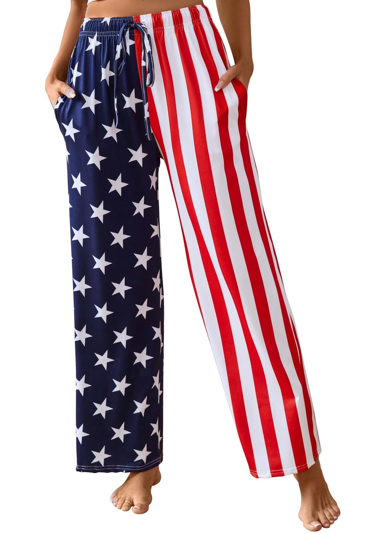 X-Image Women Comfy Casual Pajama Pants with Pockets & Drawstring