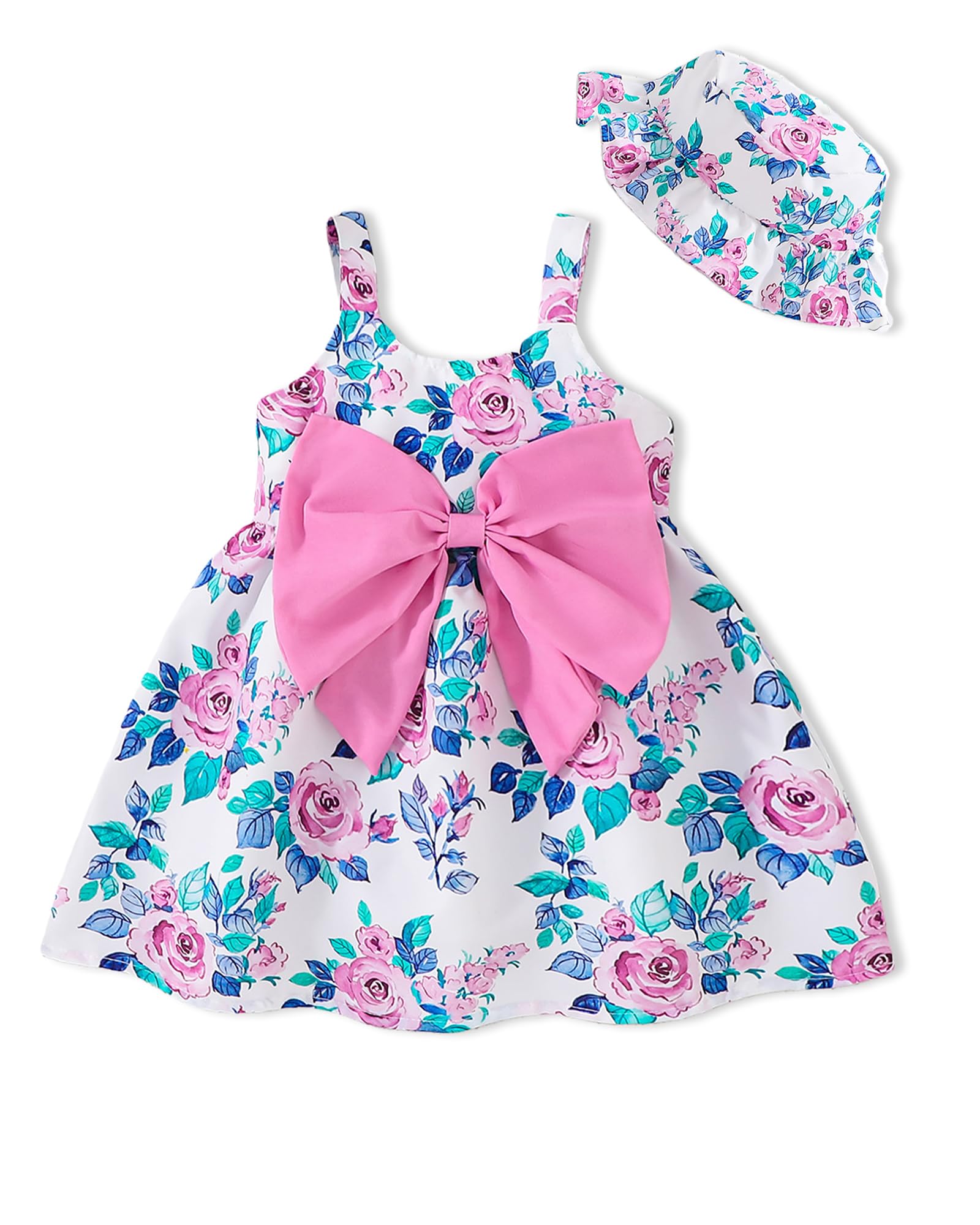 Newborn Infant Clothes Baby Girl Dress Summer Toddler Outfit Cute Girl Romper Skirt Set+Headband WEBE CLOTHING