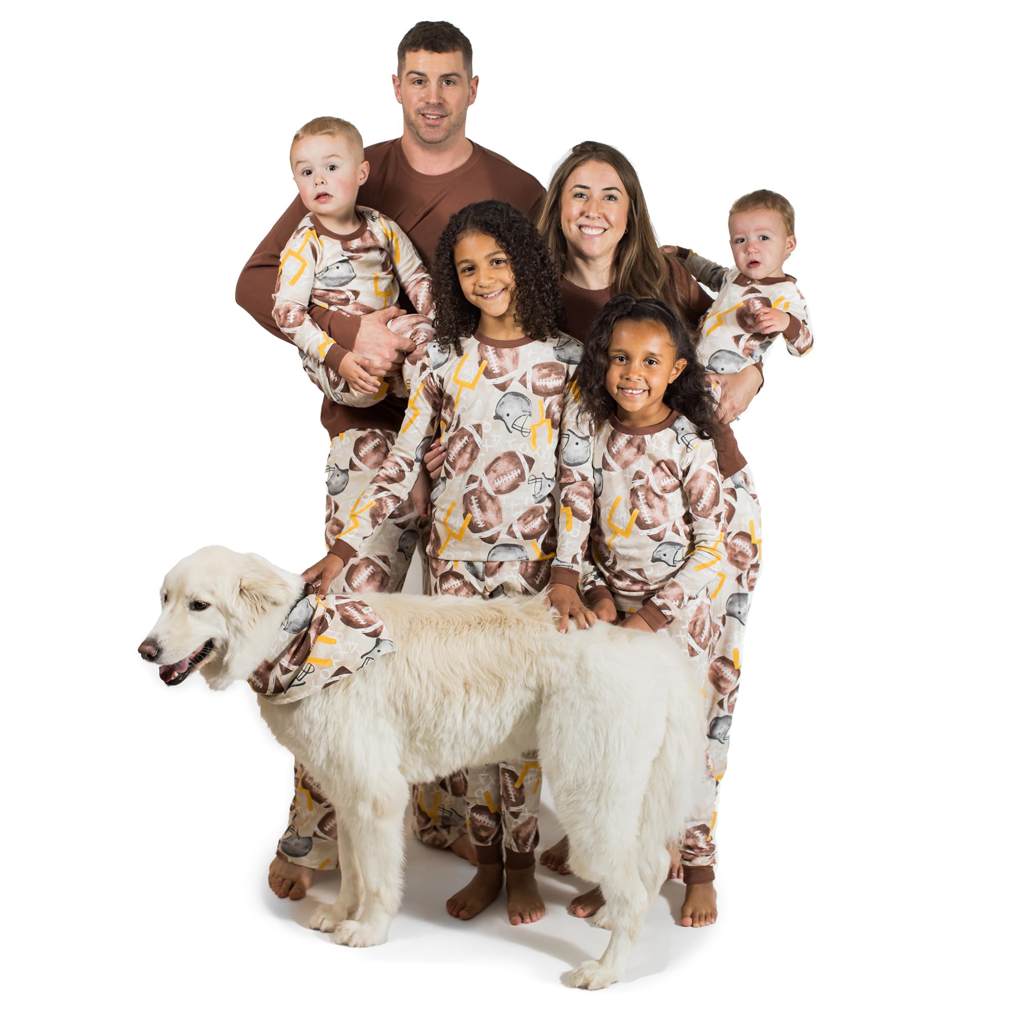 Burt's Bees Baby Matching Family Jammies, Organic Cotton Holiday Pajamas for Kids, Adults, & Pets, Perfect for Family Photos