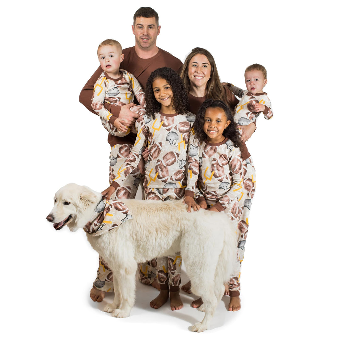 Burt's Bees Baby Matching Family Jammies, Organic Cotton Holiday Pajamas for Kids, Adults, & Pets, Perfect for Family Photos