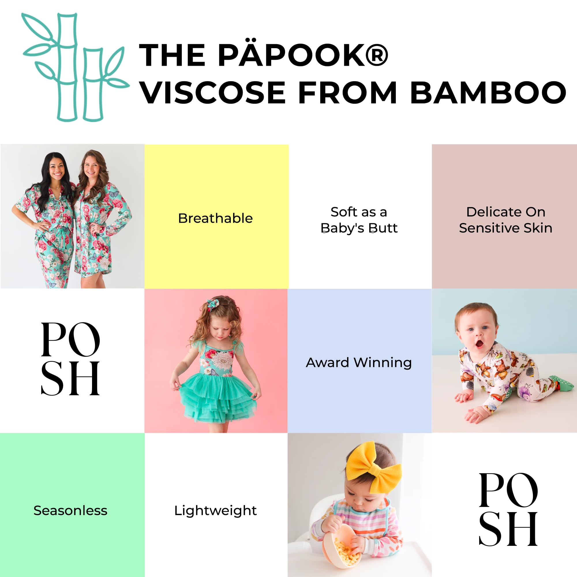 Posh Peanut Adult Pajamas Set - Two Piece Loungewear - Soft Viscose from Bamboo Nightwear PJs WEBE CLOTHING