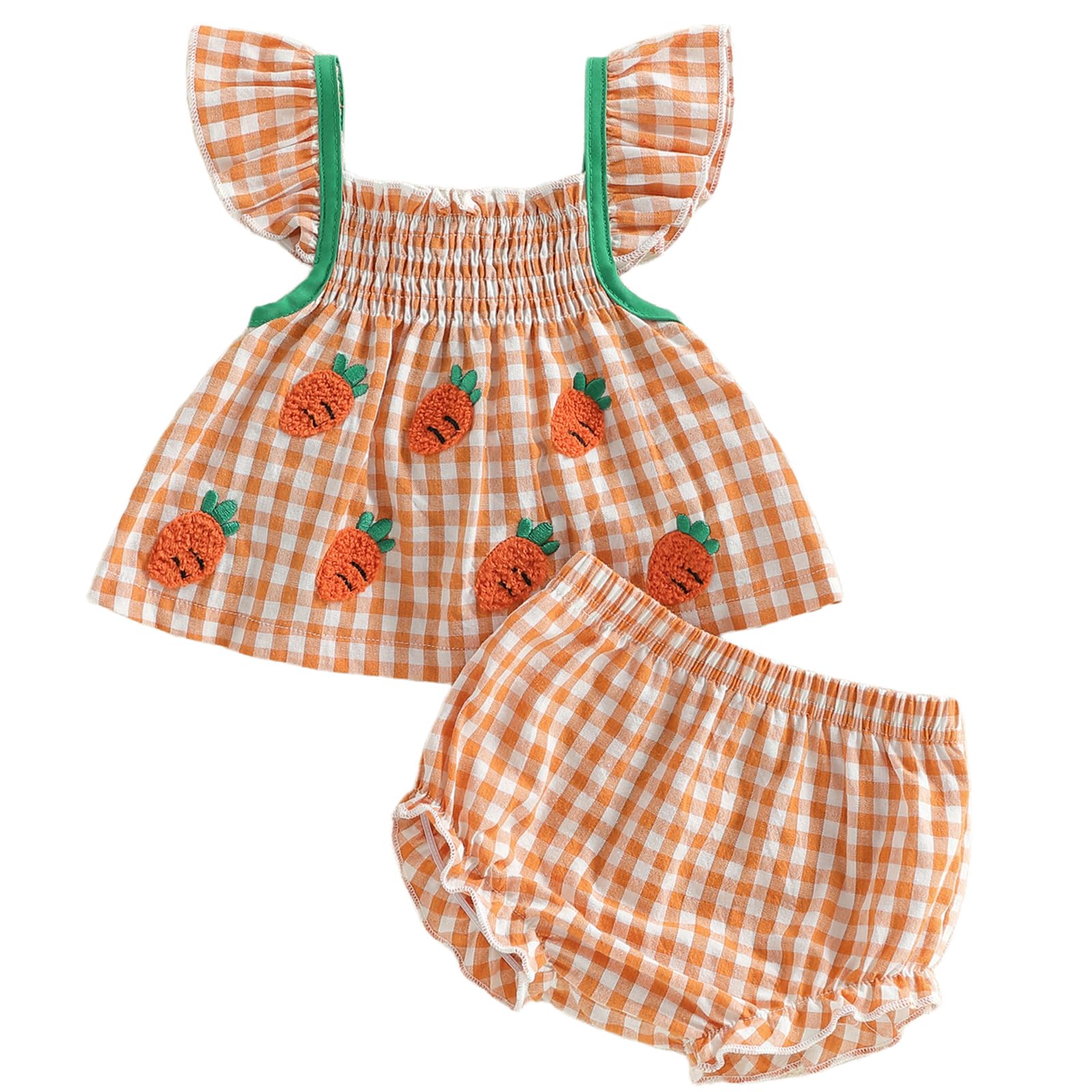 Mubineo Baby Girl Summer Clothes Cute Ruffle Tops Dress Shorts Outfits Set Infant Toddler Shirt Bloomers Princess Outfit WEBE CLOTHING