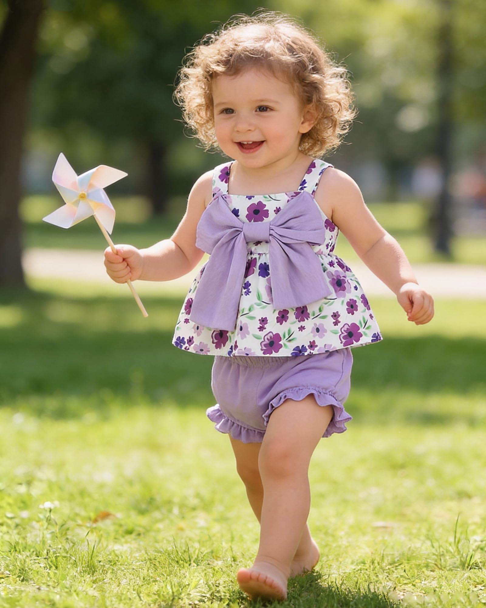 Newborn Baby Girl Clothes Summer Outfits Infant Ruffle Sleeveless Cute Bow Tank Tops 3 6 12 18 Months WEBE CLOTHING