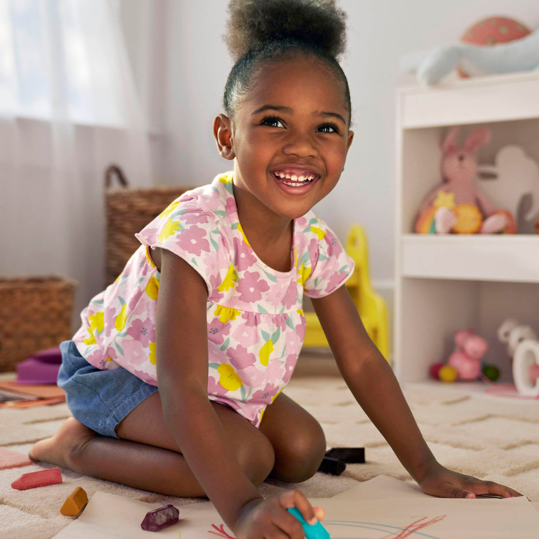 Simple Joys by Carter's Baby Girls' 3-piece Playwear Set WEBE CLOTHING