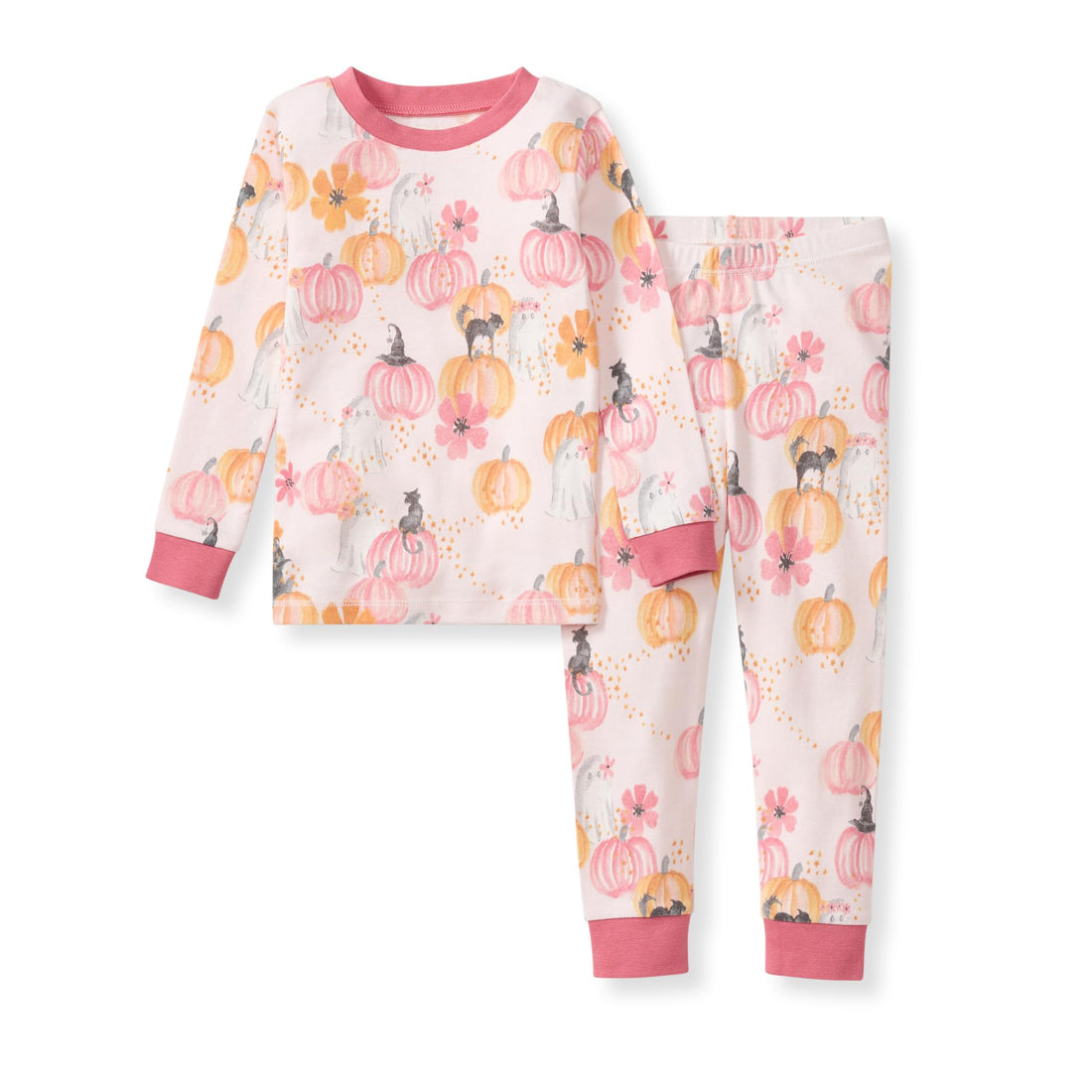 Burt's Bees Baby Organic Cotton Pajamas for Girls,100% Cotton Pajama Set
